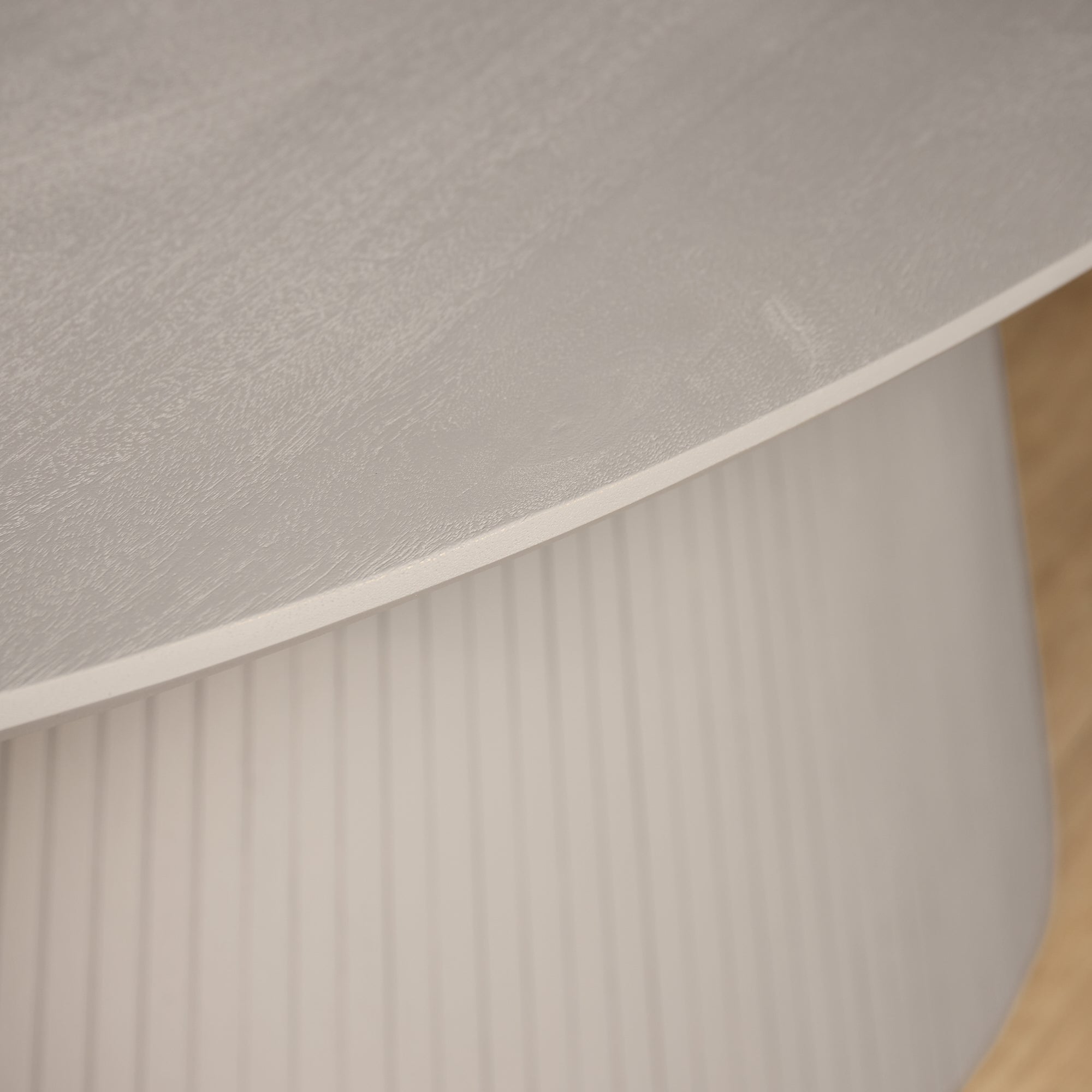 Ovale eettafel Solana Taupe Mangohout 240 cm