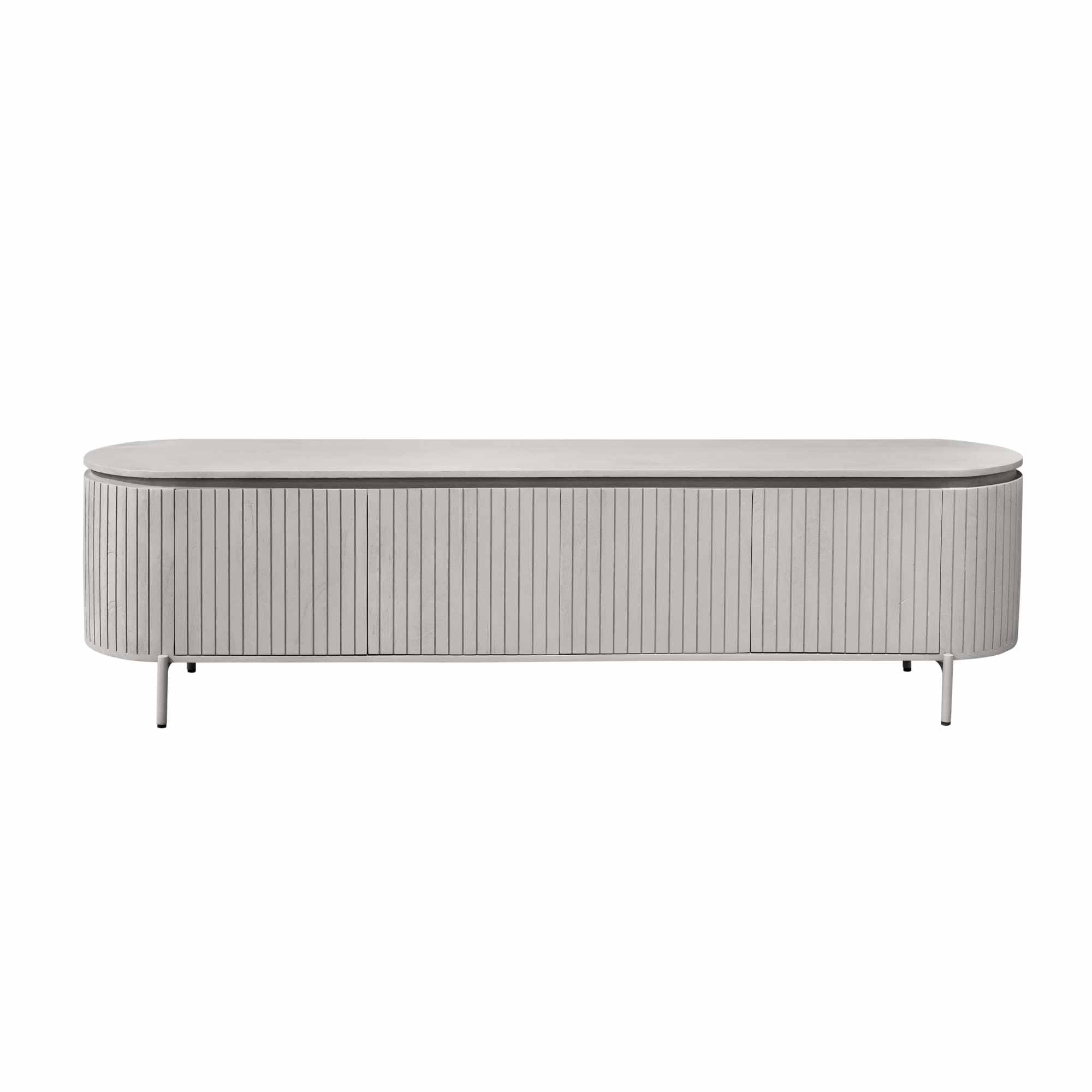 Tv meubel Solana Taupe Mangohout 210 cm