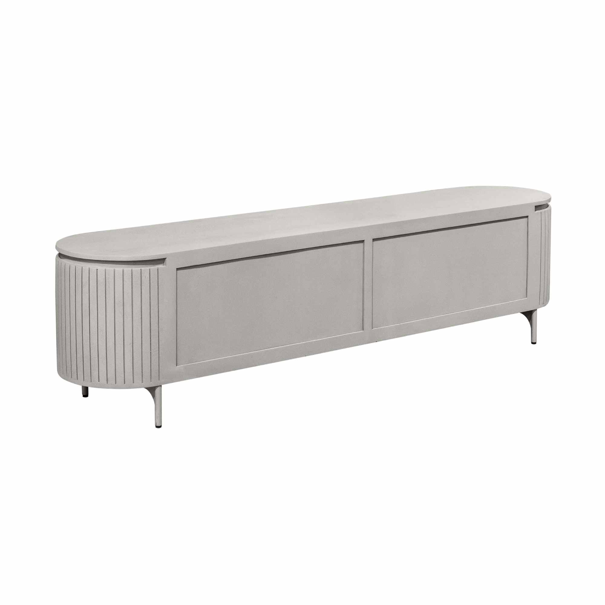 Tv meubel Solana Taupe Mangohout 210 cm