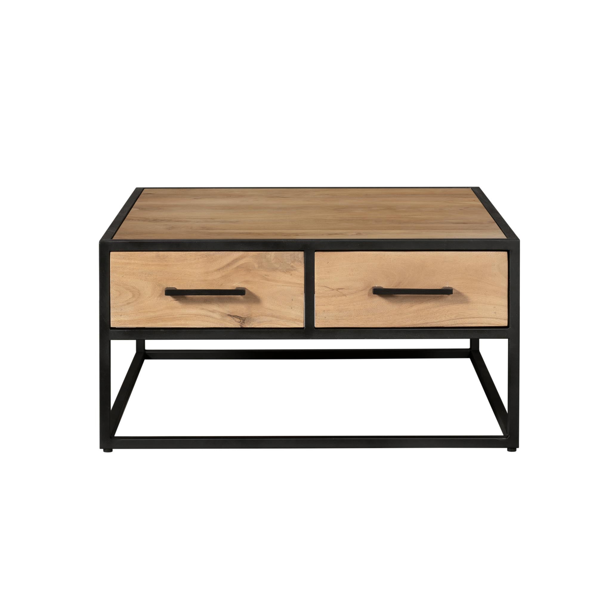 Vierkante Salontafel Dakota Naturel Mangohout 80 cm