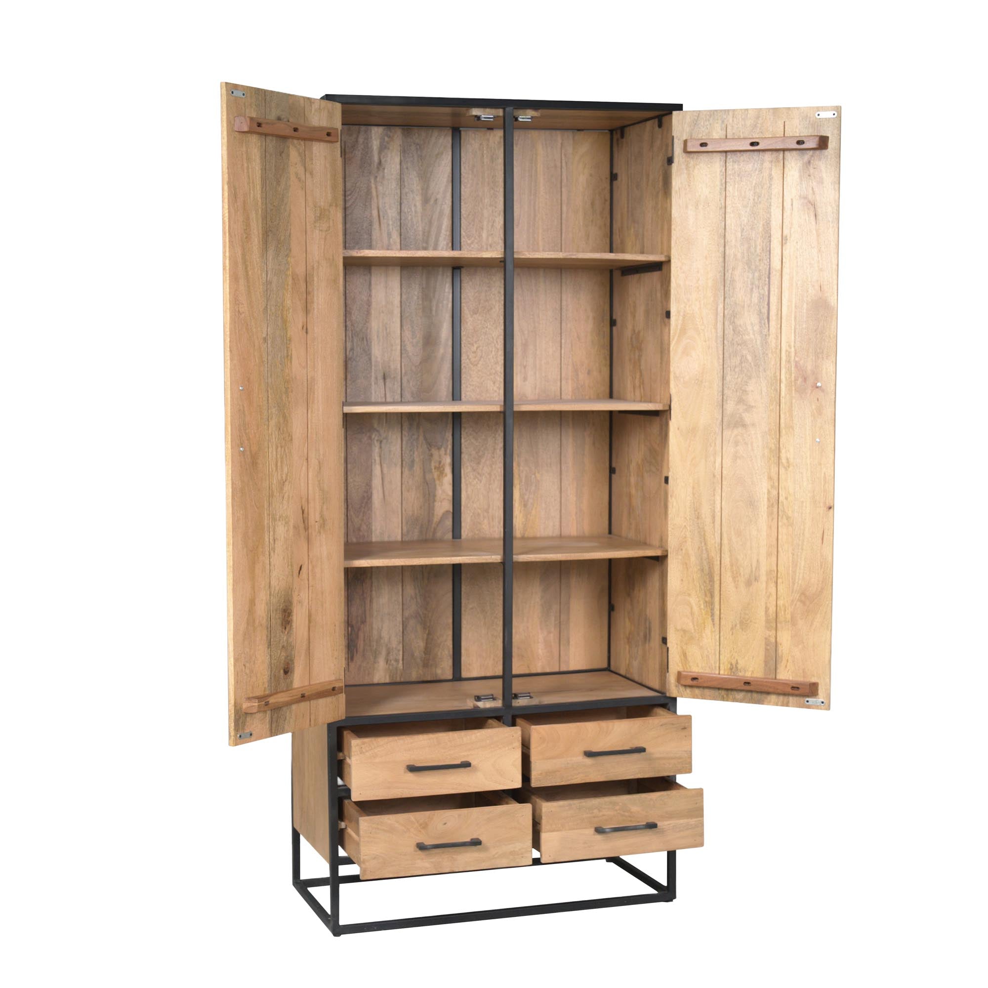 Kabinet Dakota Naturel Mangohout 90 cm