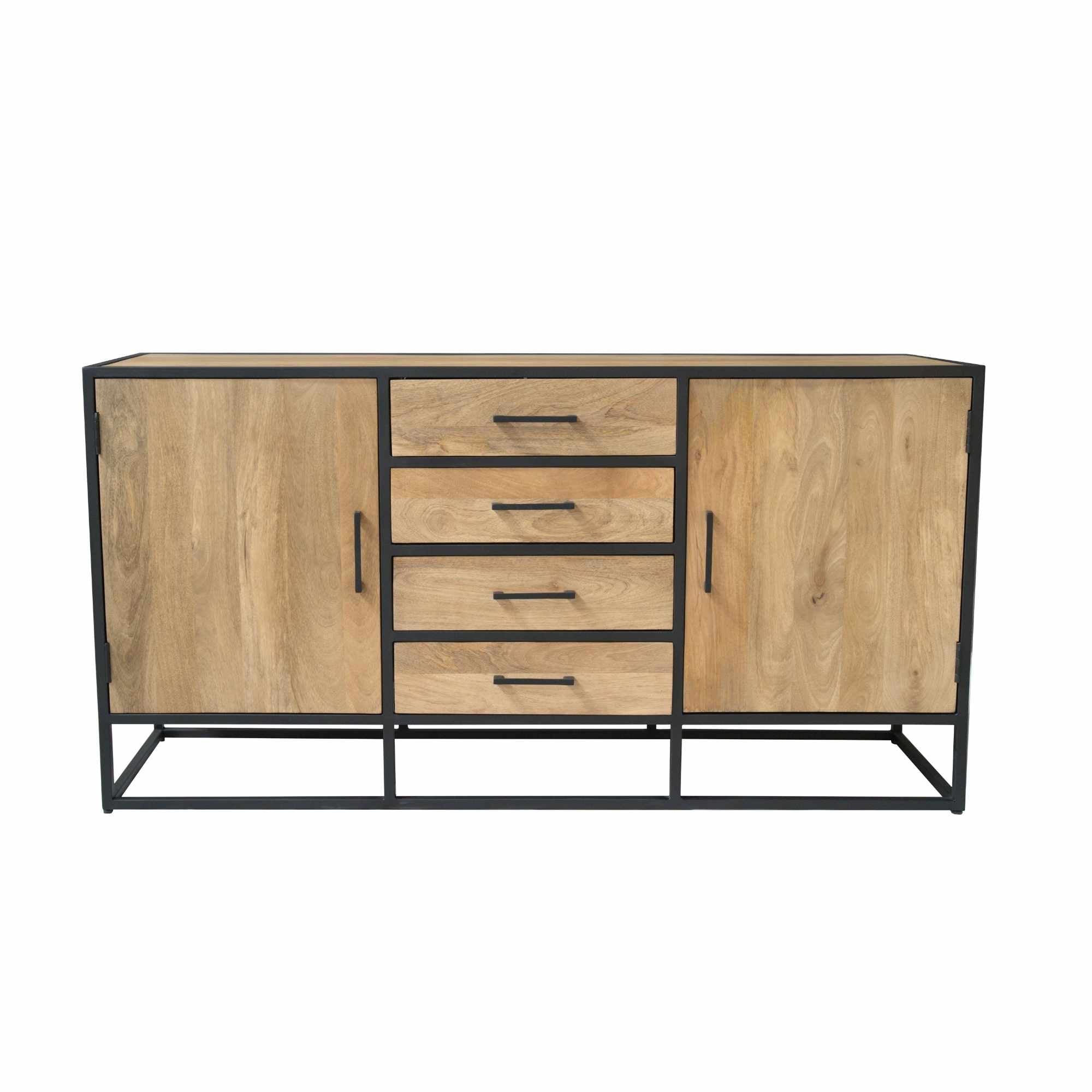 Dressoir Dakota Naturel Mangohout 165 cm