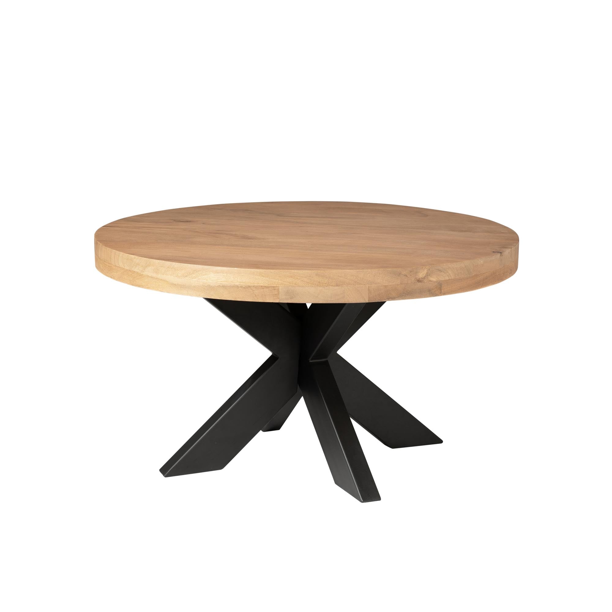 Ronde salontafel Dakota Naturel Mangohout 80 cm