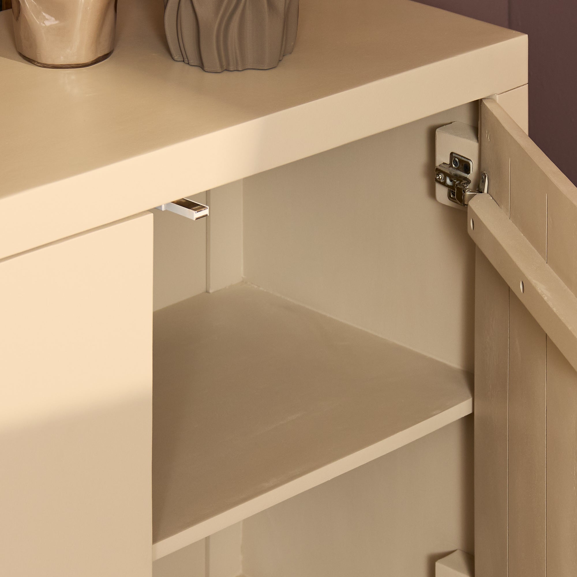Dressoir Brussel  Zand  Mangohout 200 cm