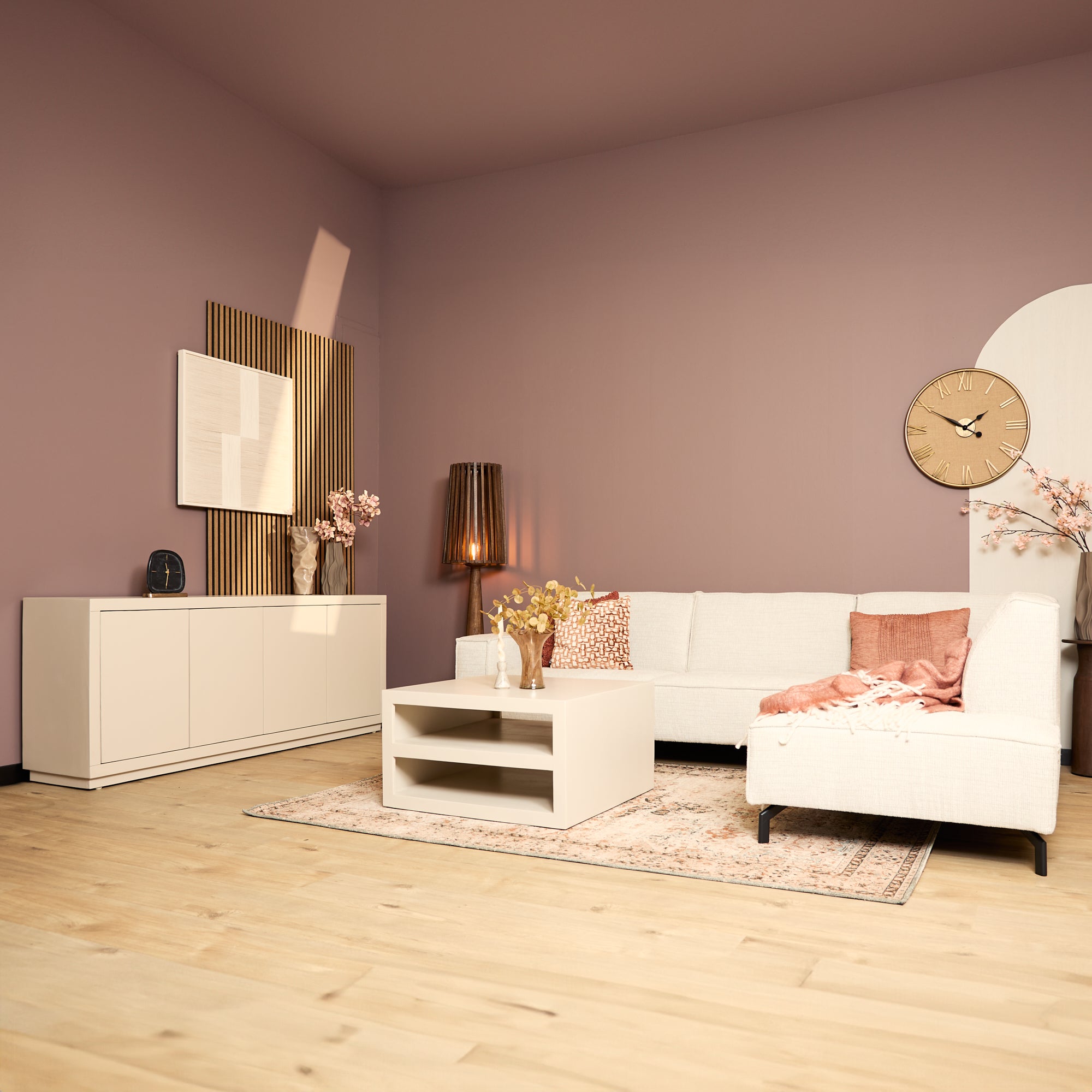 Dressoir Brussel  Zand  Mangohout 200 cm
