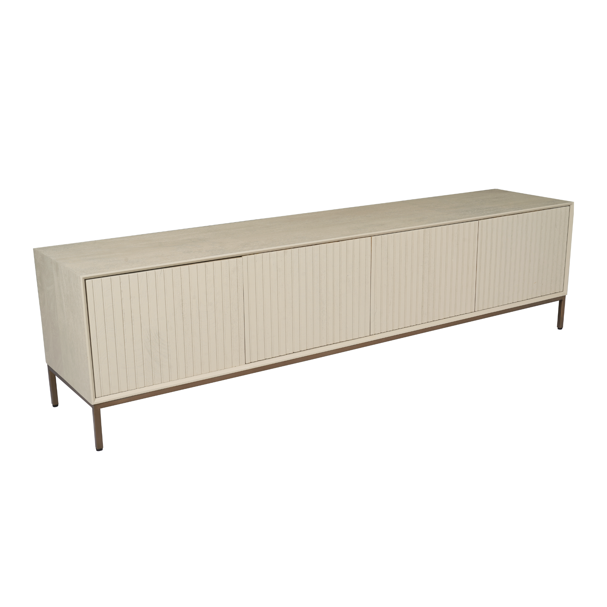 Tv meubel Madison Zand Mangohout 210 cm
