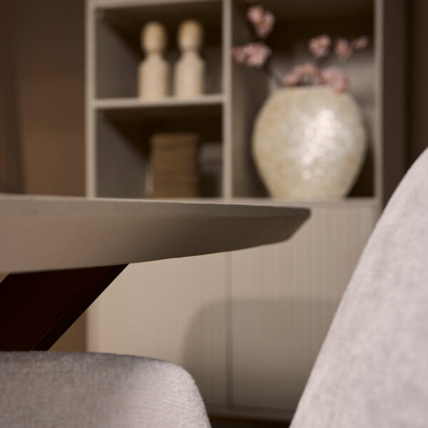 Deens ovale eettafel Madison Zand Mangohout 240 cm