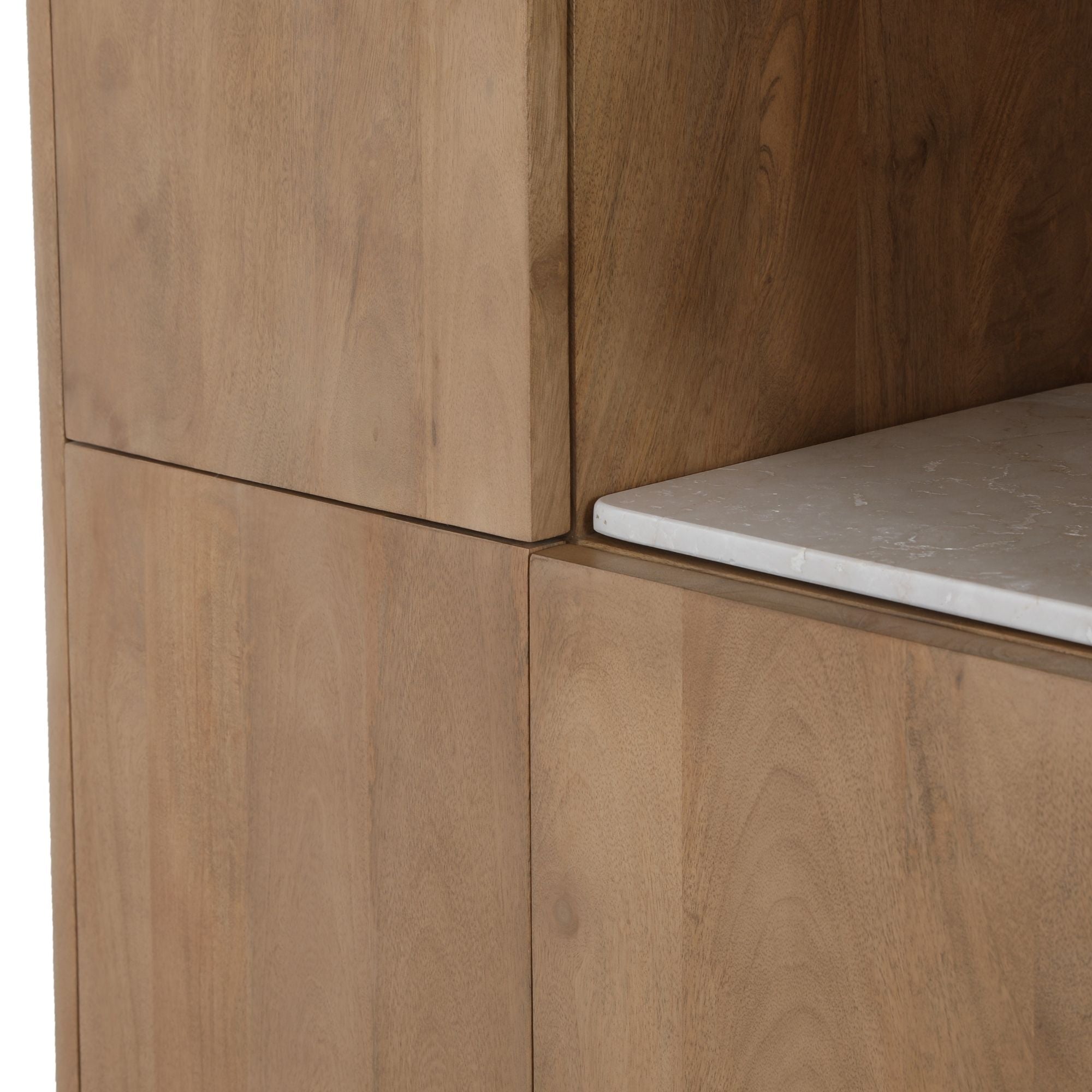 Inglegplank Vakkenkast Dallas Beige Marmer Set van 2 - foto 4