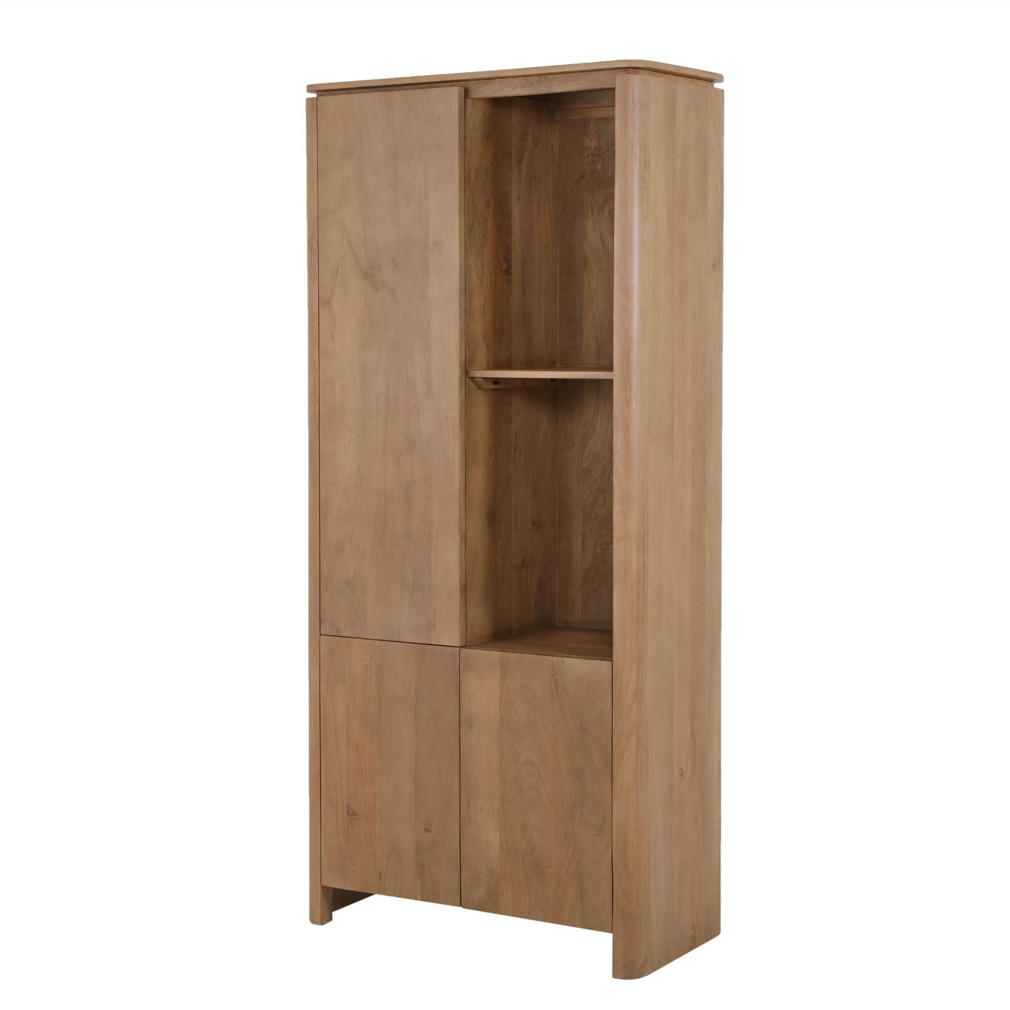 Vakkenkast Dallas Naturel Mangohout 90 cm - foto 3
