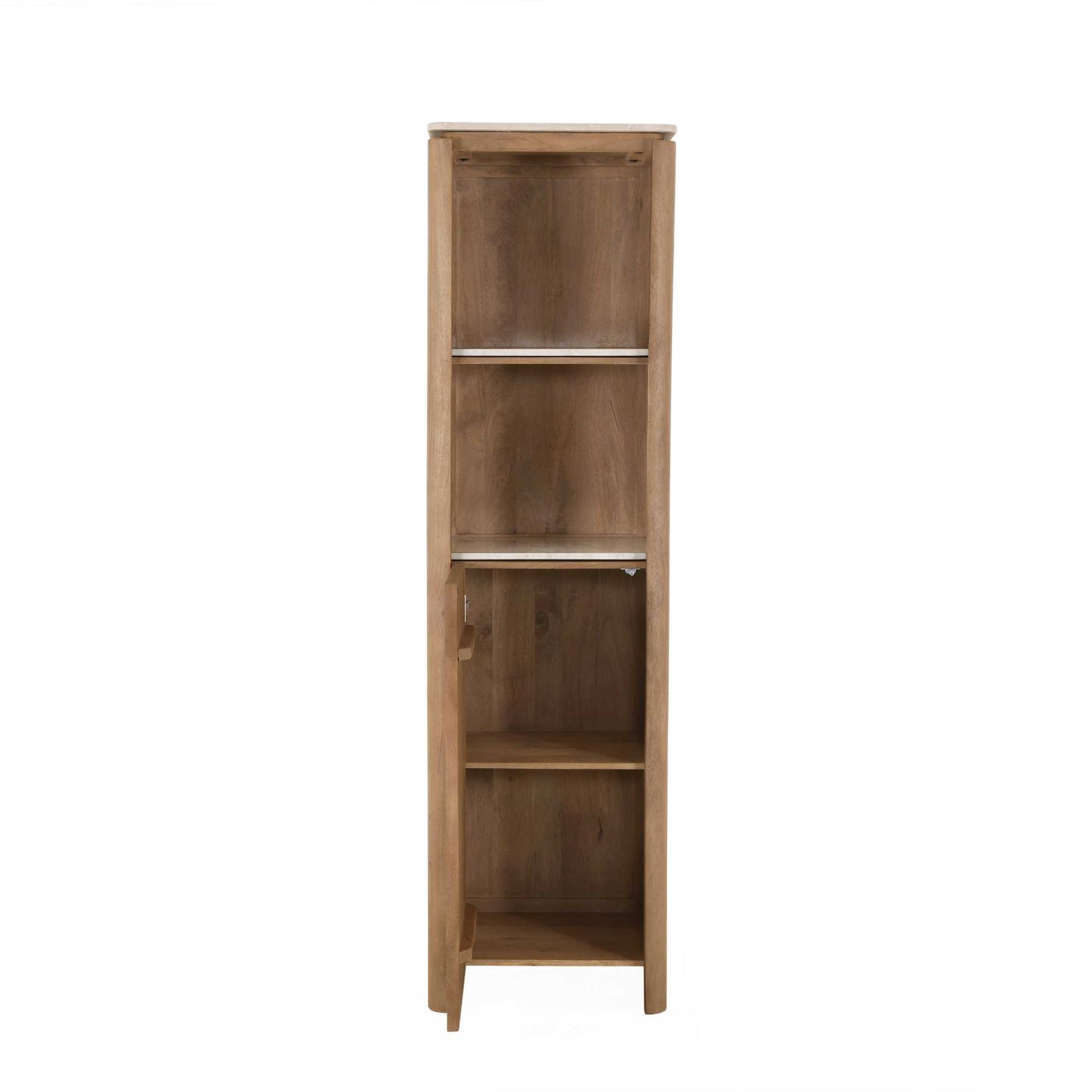 Inglegplank Boekenkast Dallas Beige Marmer Set van 2 - foto 4