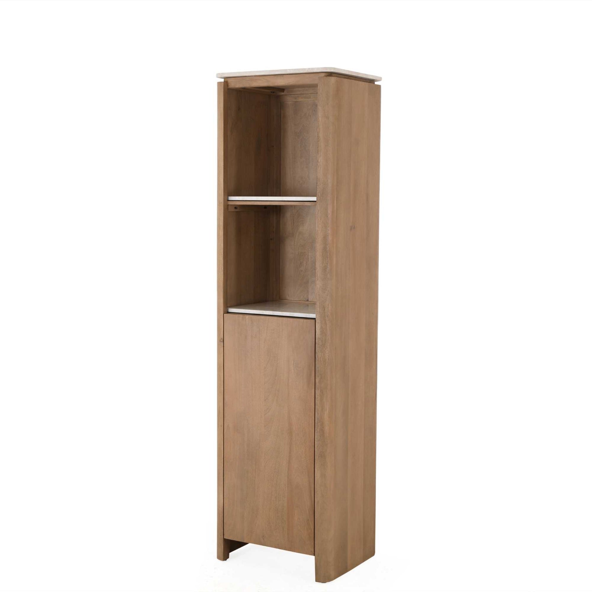 Inglegplank Boekenkast Dallas Beige Marmer Set van 2 - foto 3