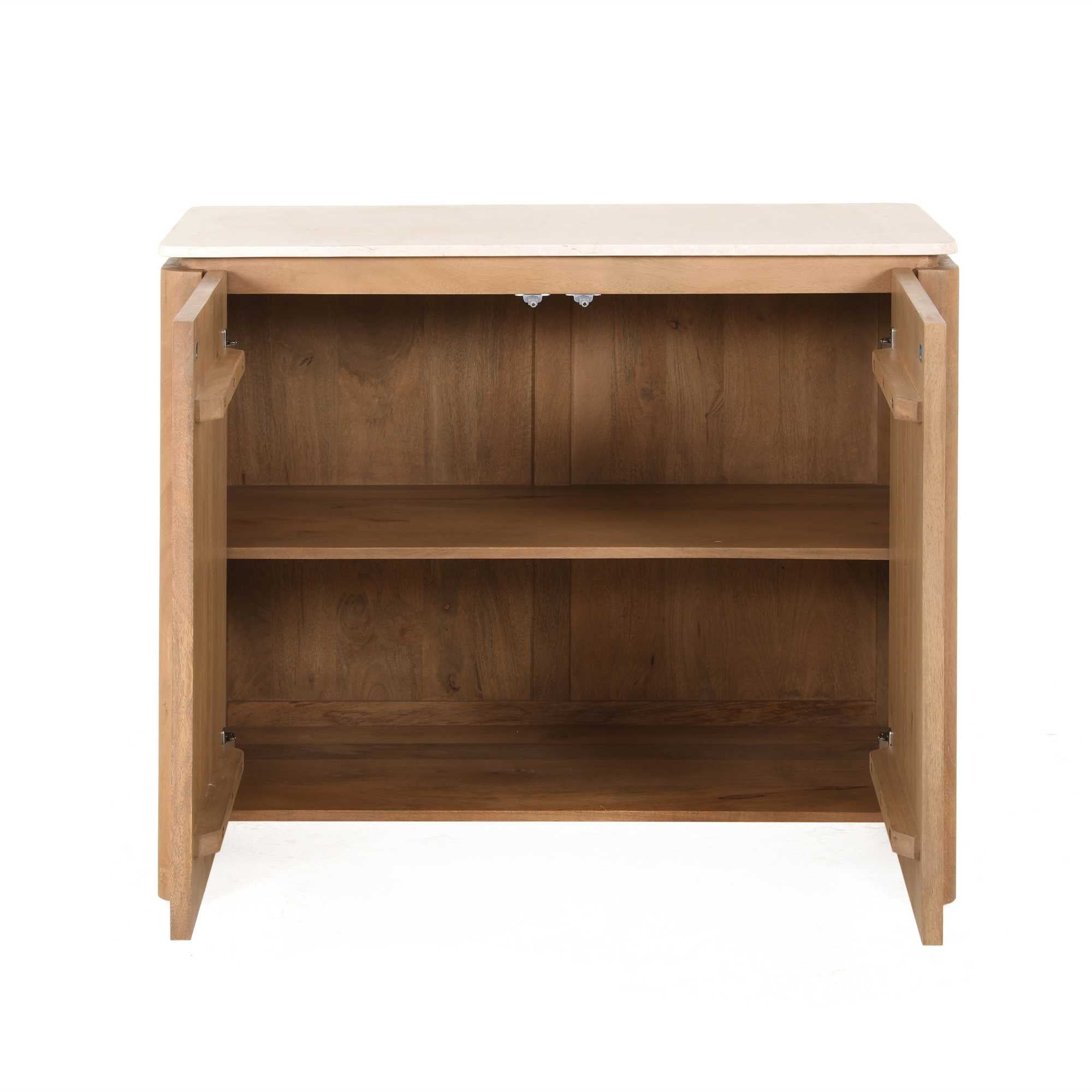 Dressoir Dallas Naturel Mangohout 100 cm - foto 11
