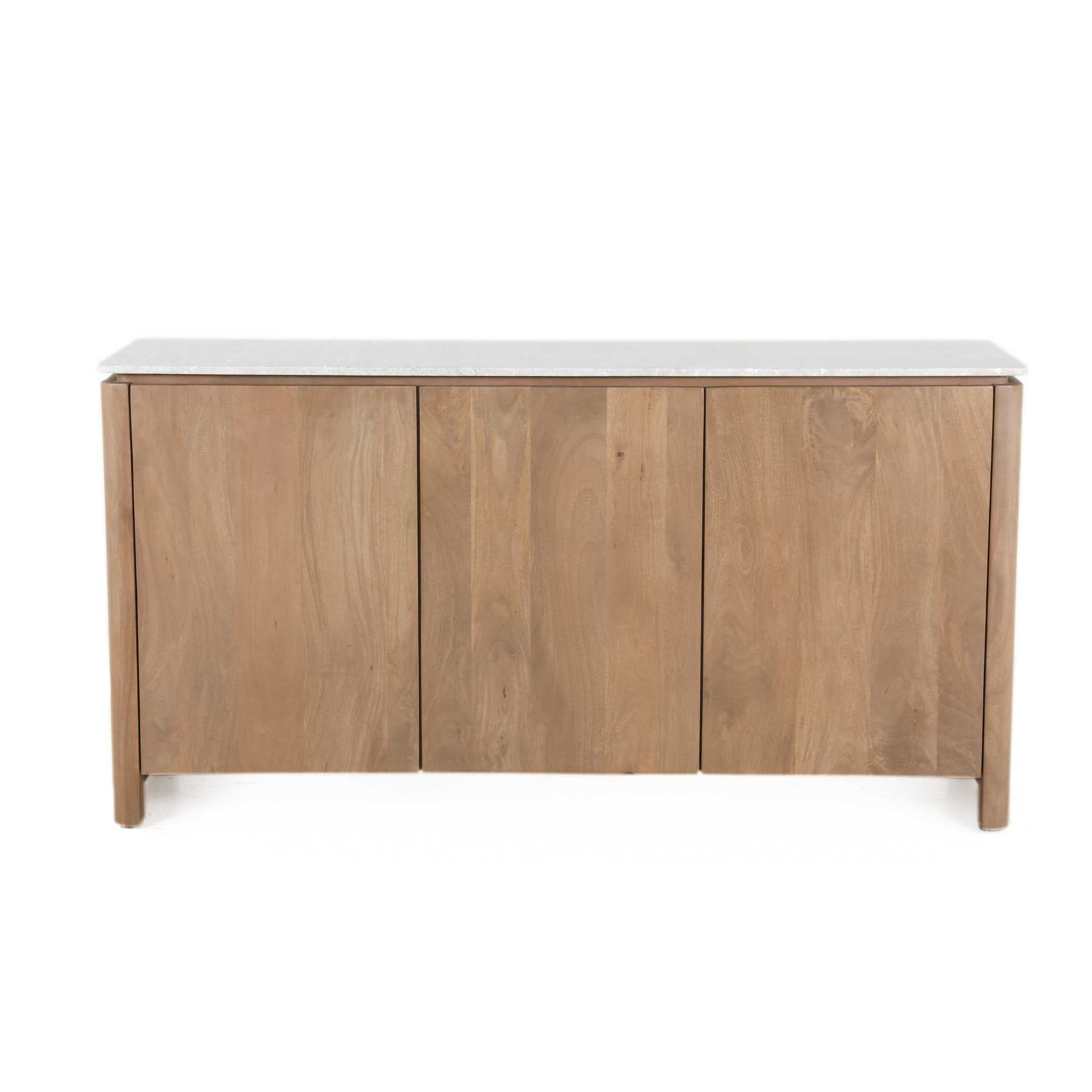 Bovenblad Tv meubel Dallas Beige Marmer 165 cm - foto 2