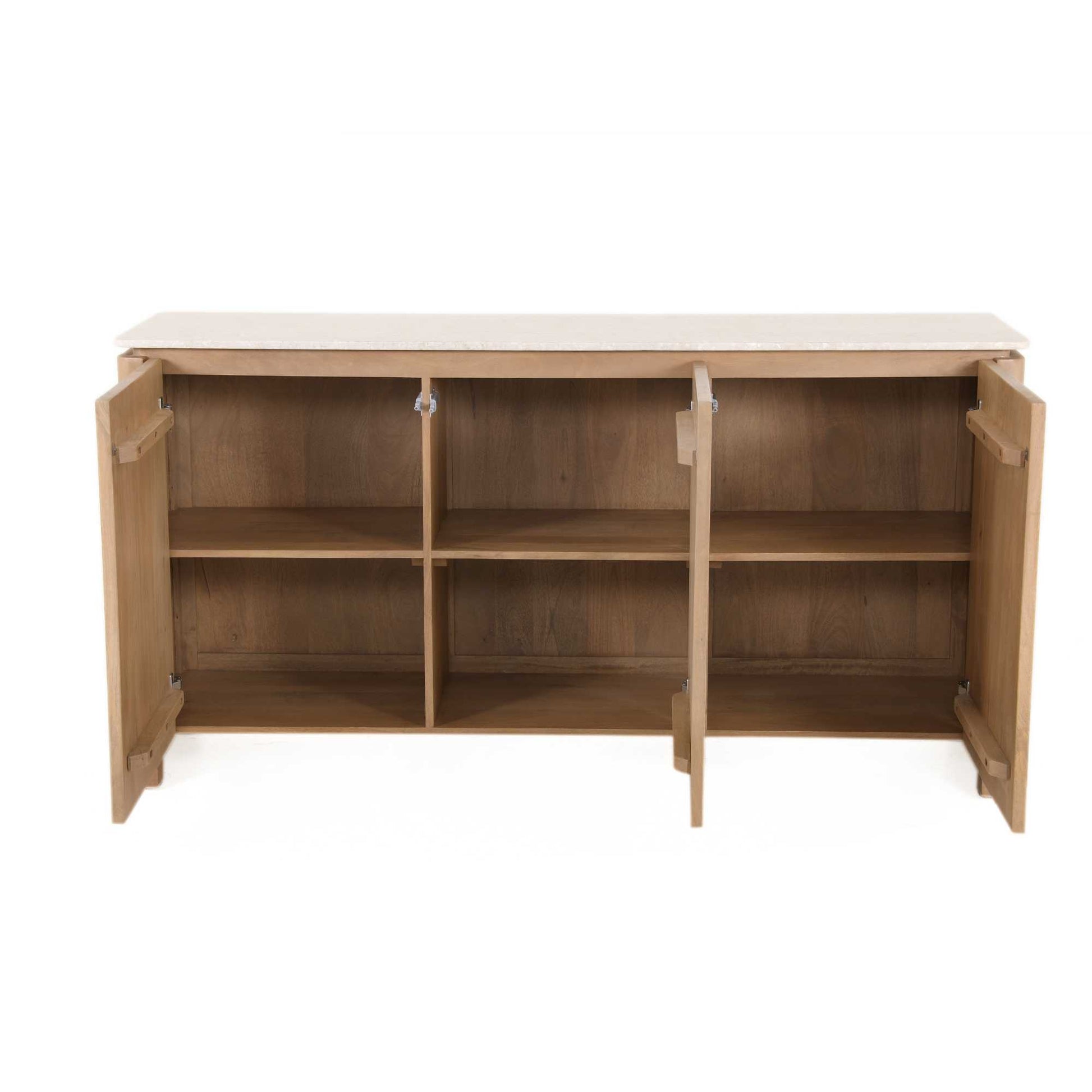 Dressoir Dallas Naturel Mangohout 165 cm - foto 16
