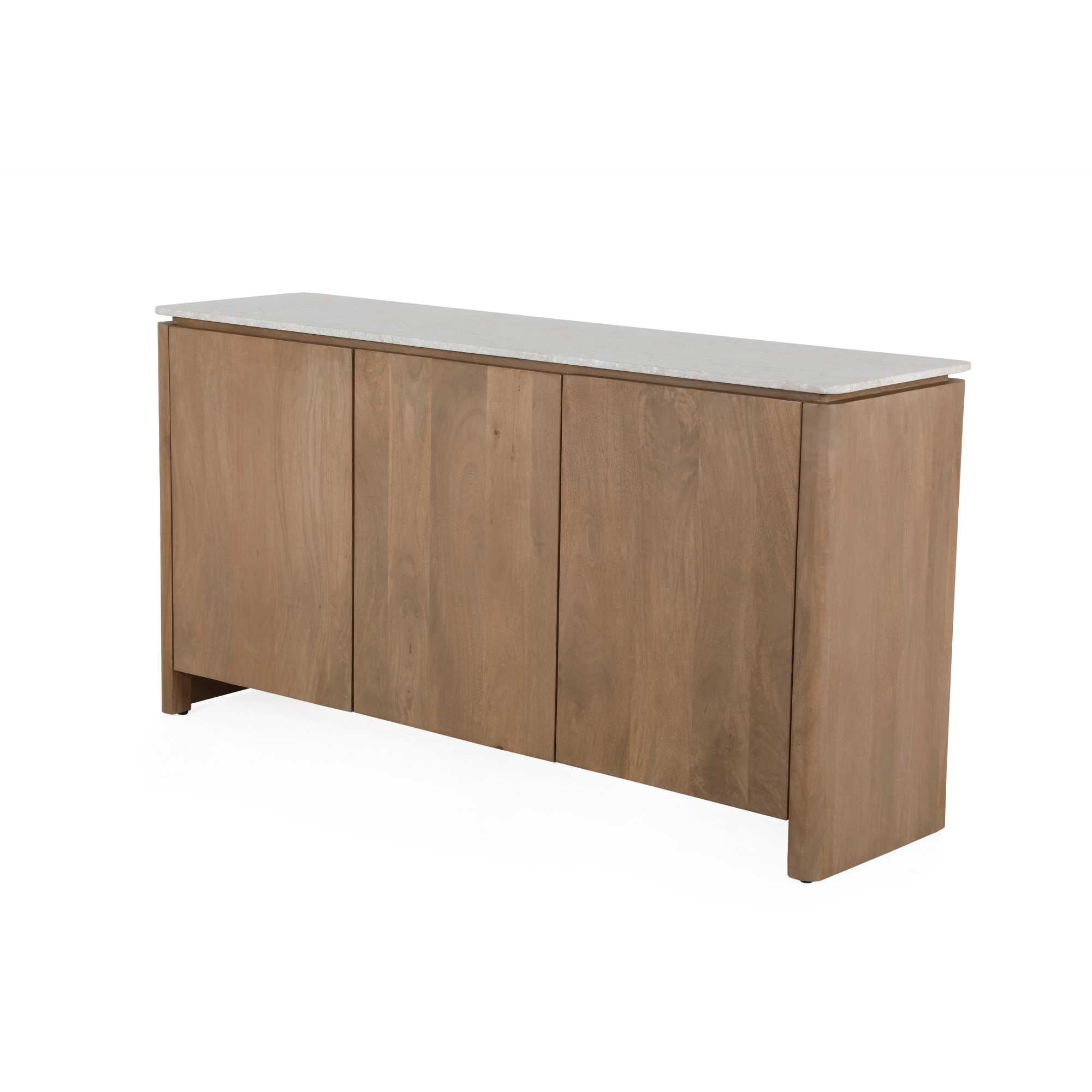 Dressoir Dallas Naturel Mangohout 165 cm - foto 9