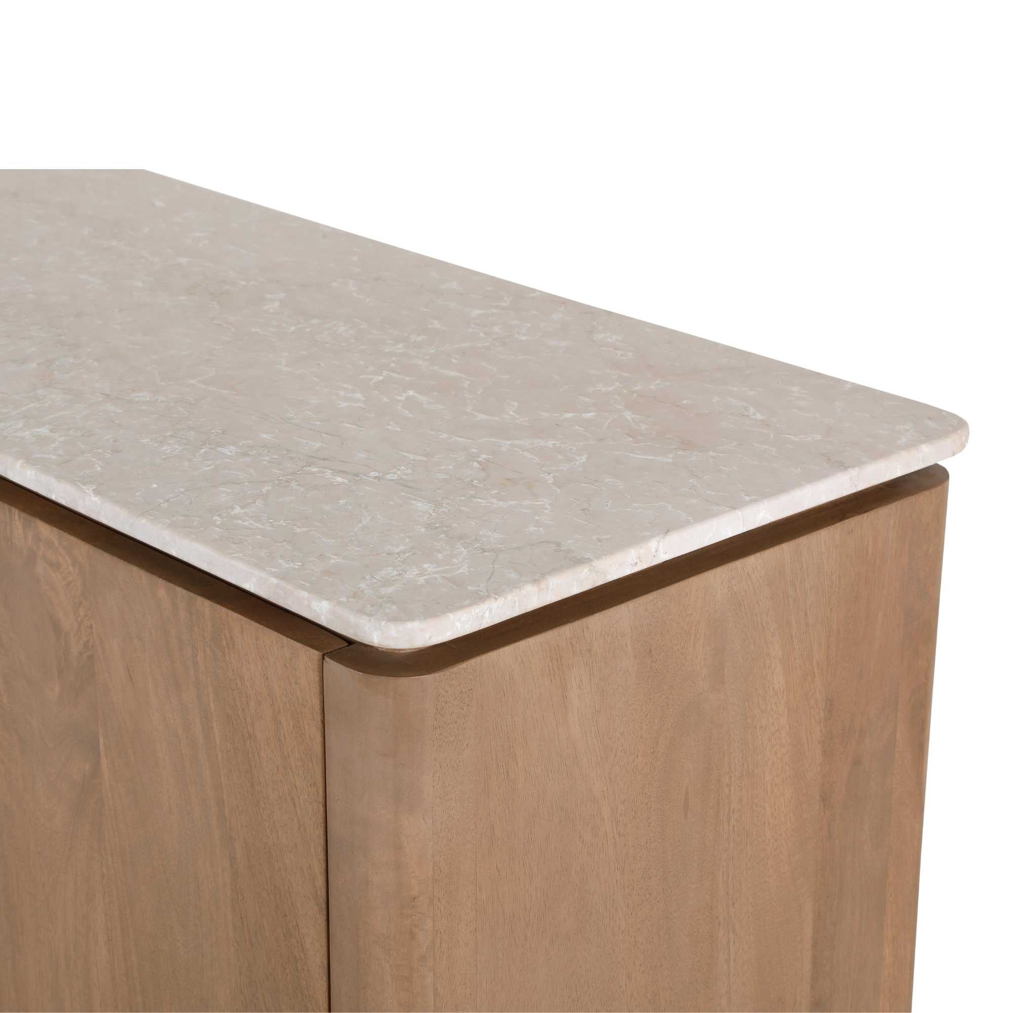Bovenblad Tv meubel Dallas Beige Marmer 165 cm - foto 4