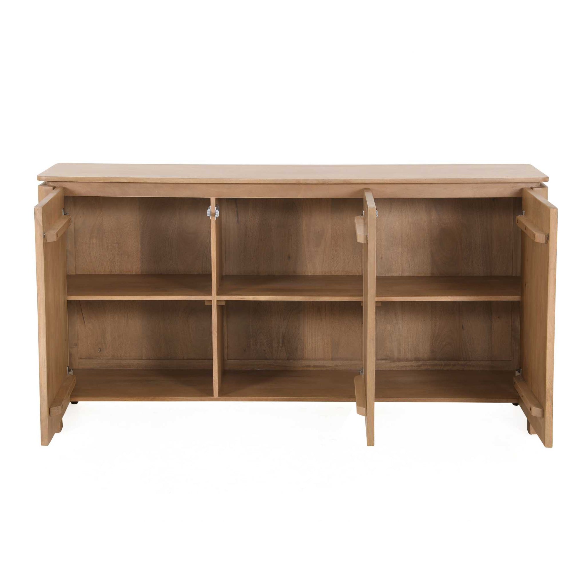 Dressoir Dallas Naturel Mangohout 165 cm - foto 3