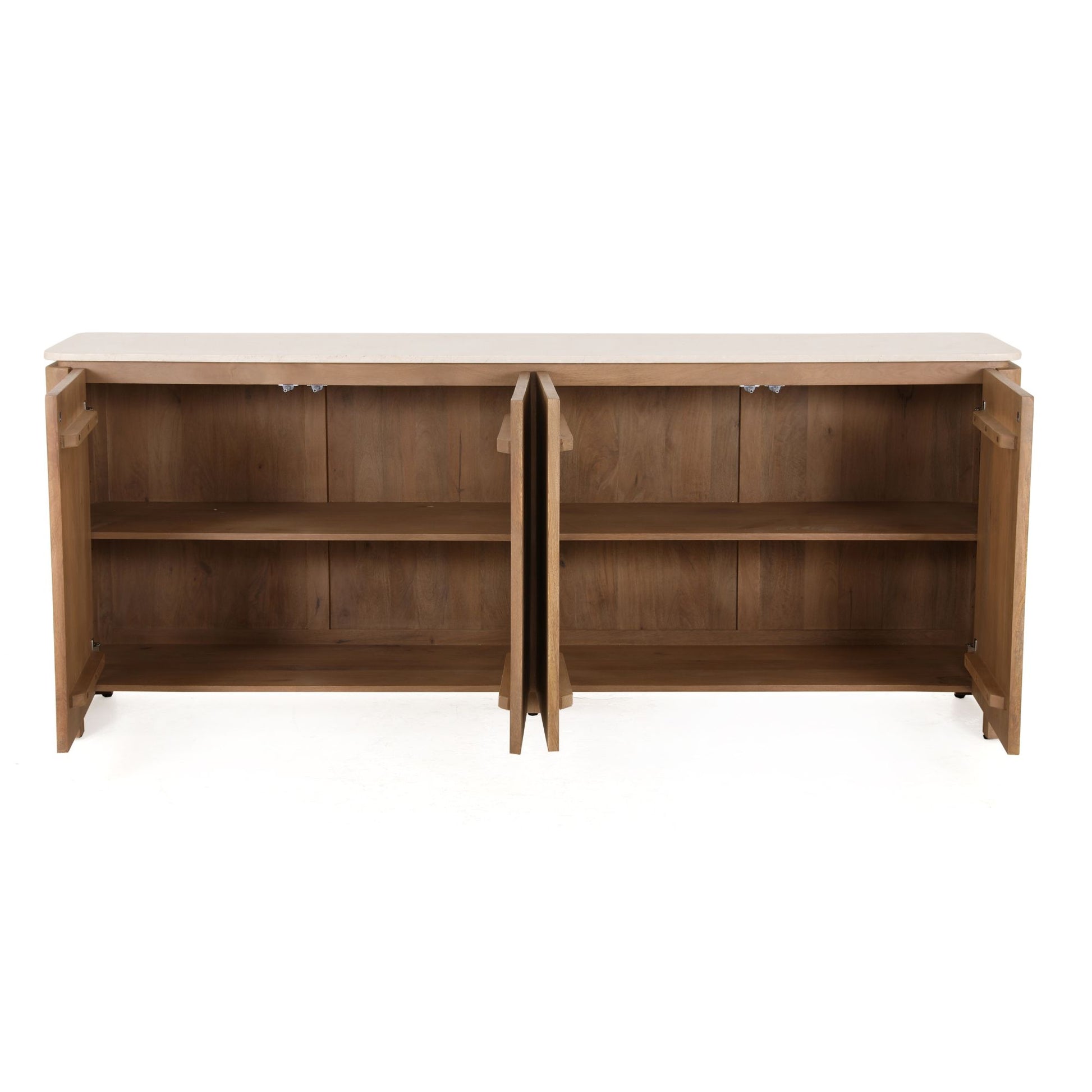 Dressoir Dallas Naturel Mangohout 210 cm - foto 17