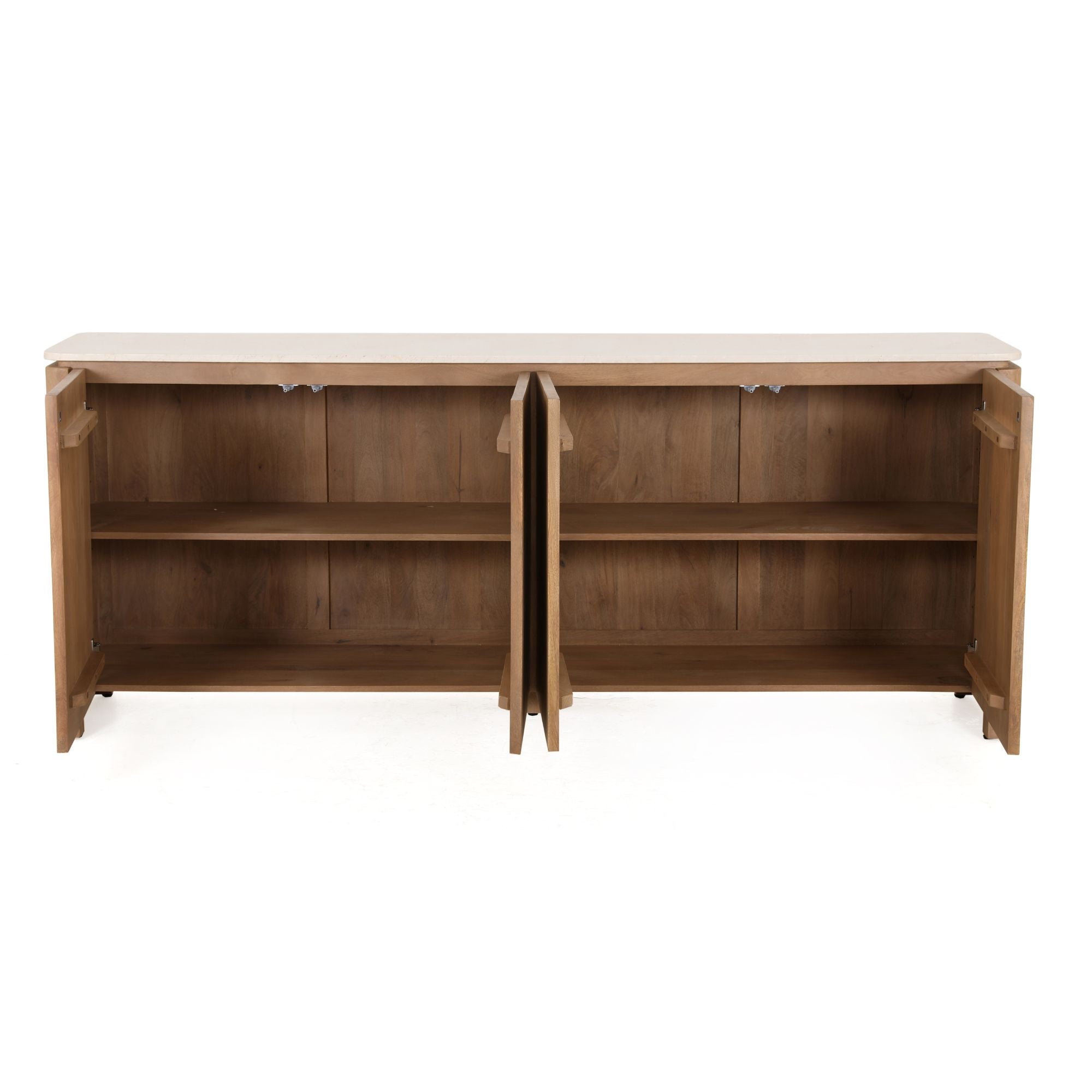 Dressoir Dallas Naturel Mangohout 210 cm - foto 17