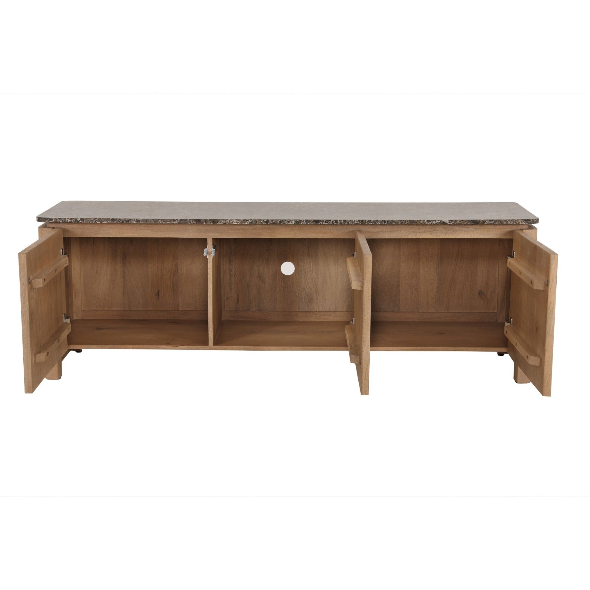 Tv meubel Dallas Naturel Mangohout 165 cm - foto 14