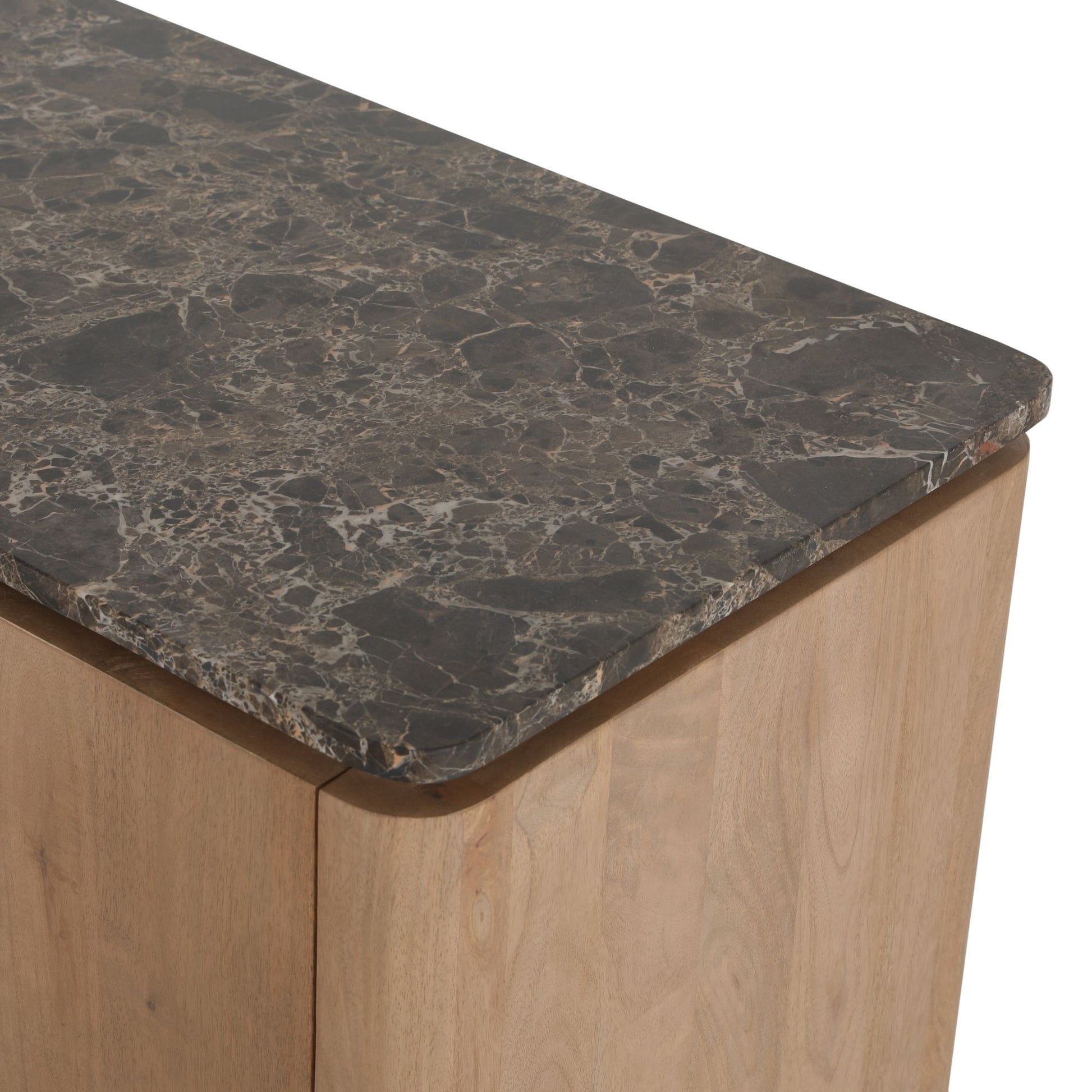 Bovenblad Dressoir Dallas Bruin Marmer 165 cm - foto 3