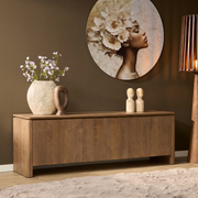 Sfeerfoto Tv meubel Dallas Naturel Mangohout 165 cm