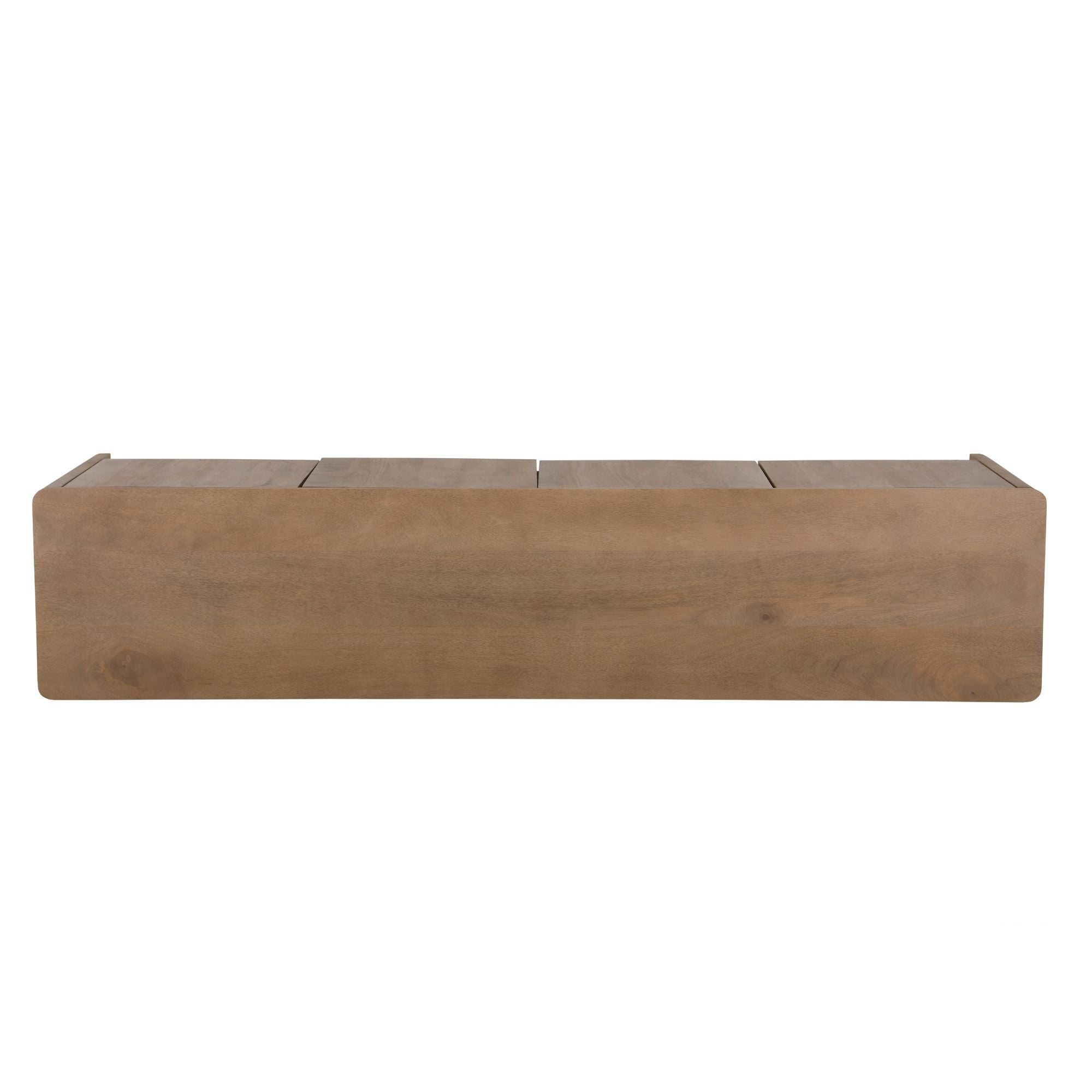 Tv meubel Dallas Naturel Mangohout 210 cm - foto 18