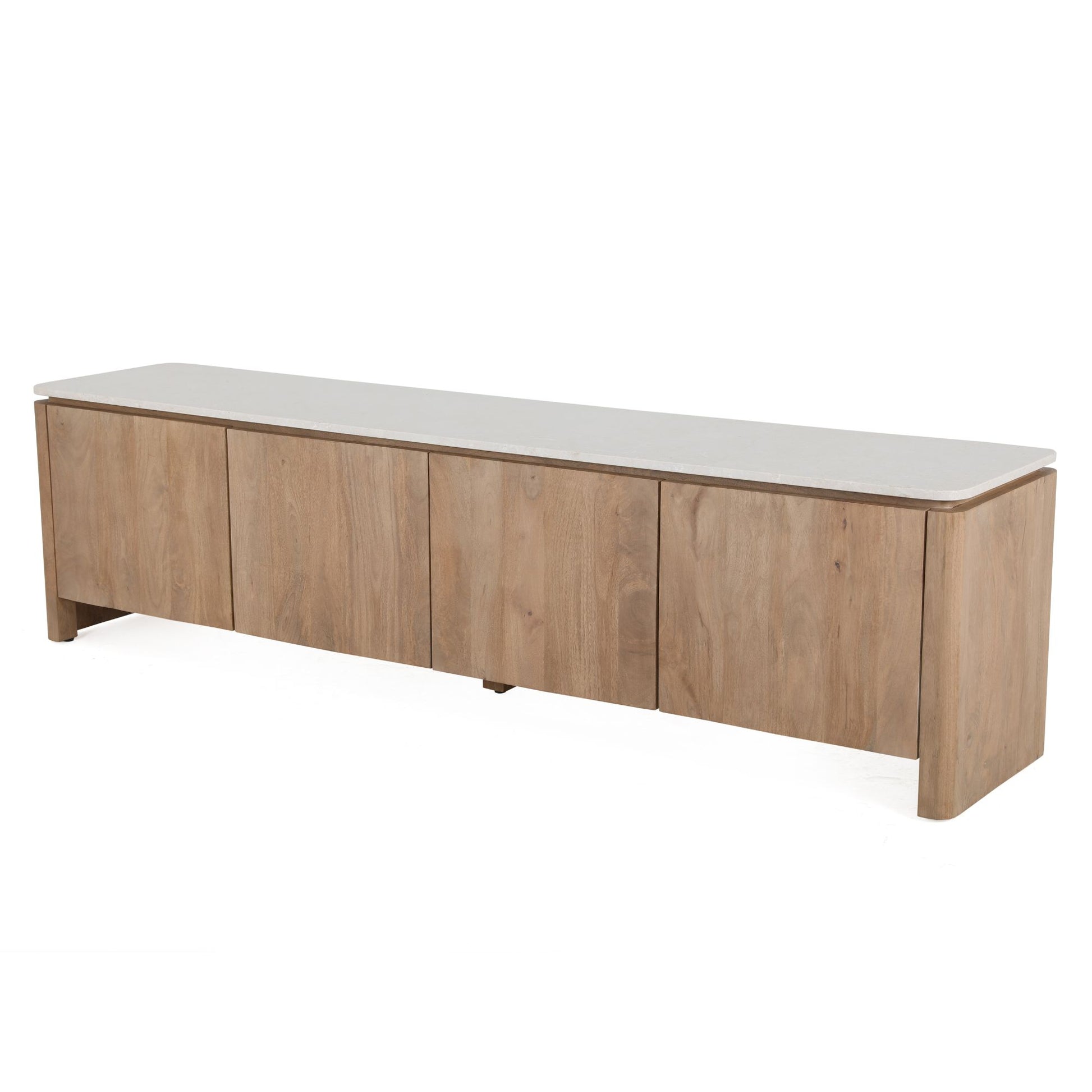 Tv meubel Dallas Naturel Mangohout 210 cm - foto 8