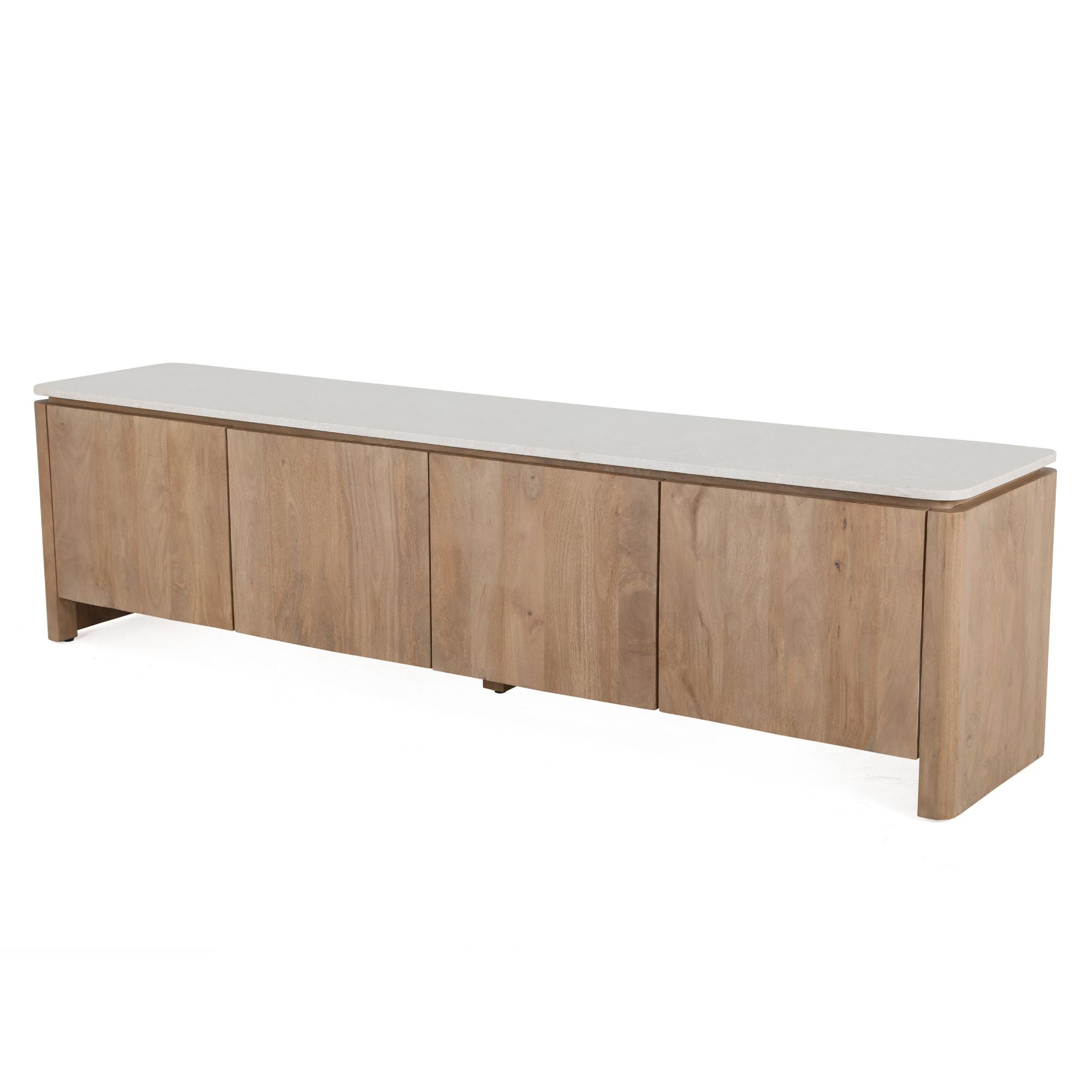 Tv meubel Dallas Naturel Mangohout 210 cm - foto 8
