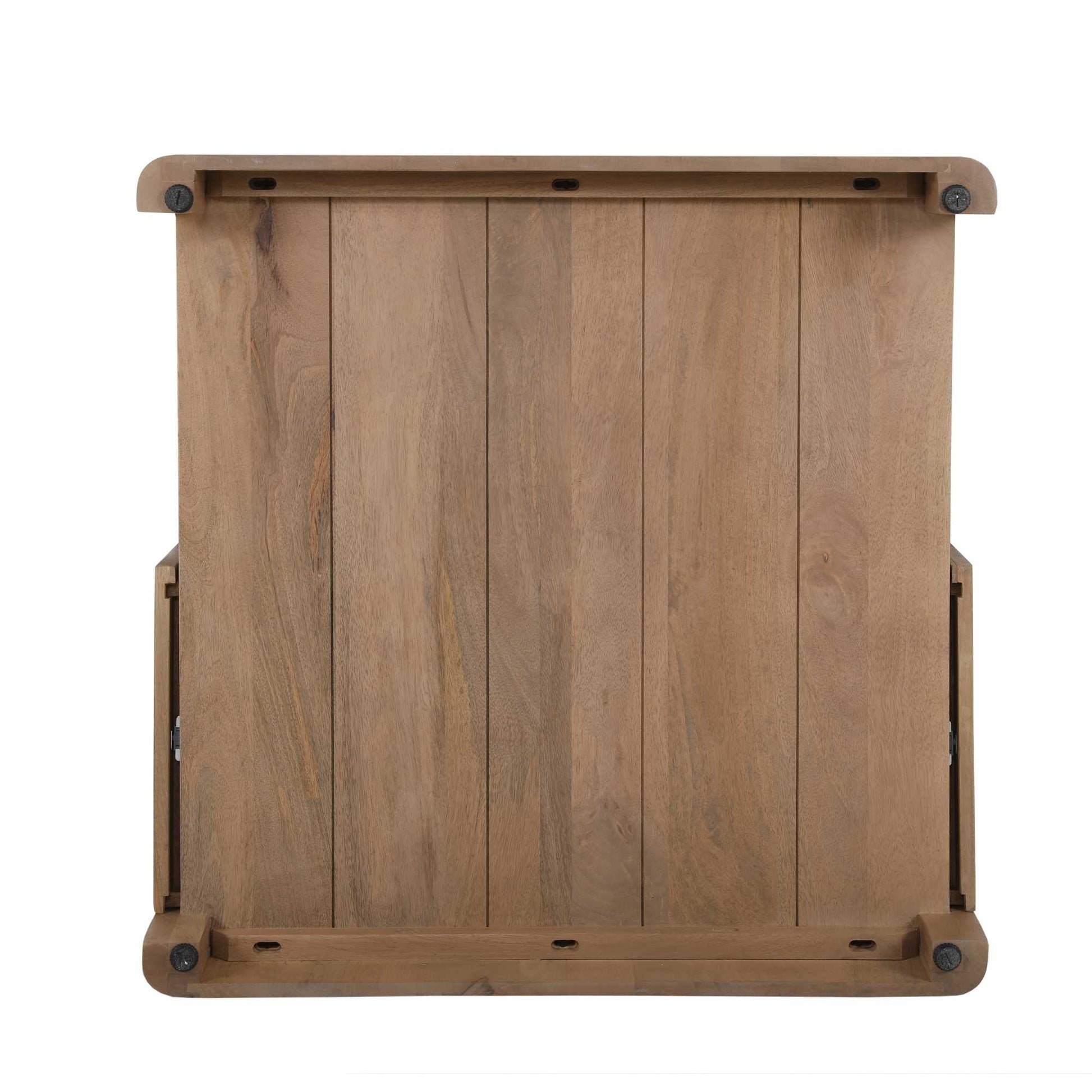 Vierkante Salontafel Dallas Naturel Mangohout 80 cm - foto 15