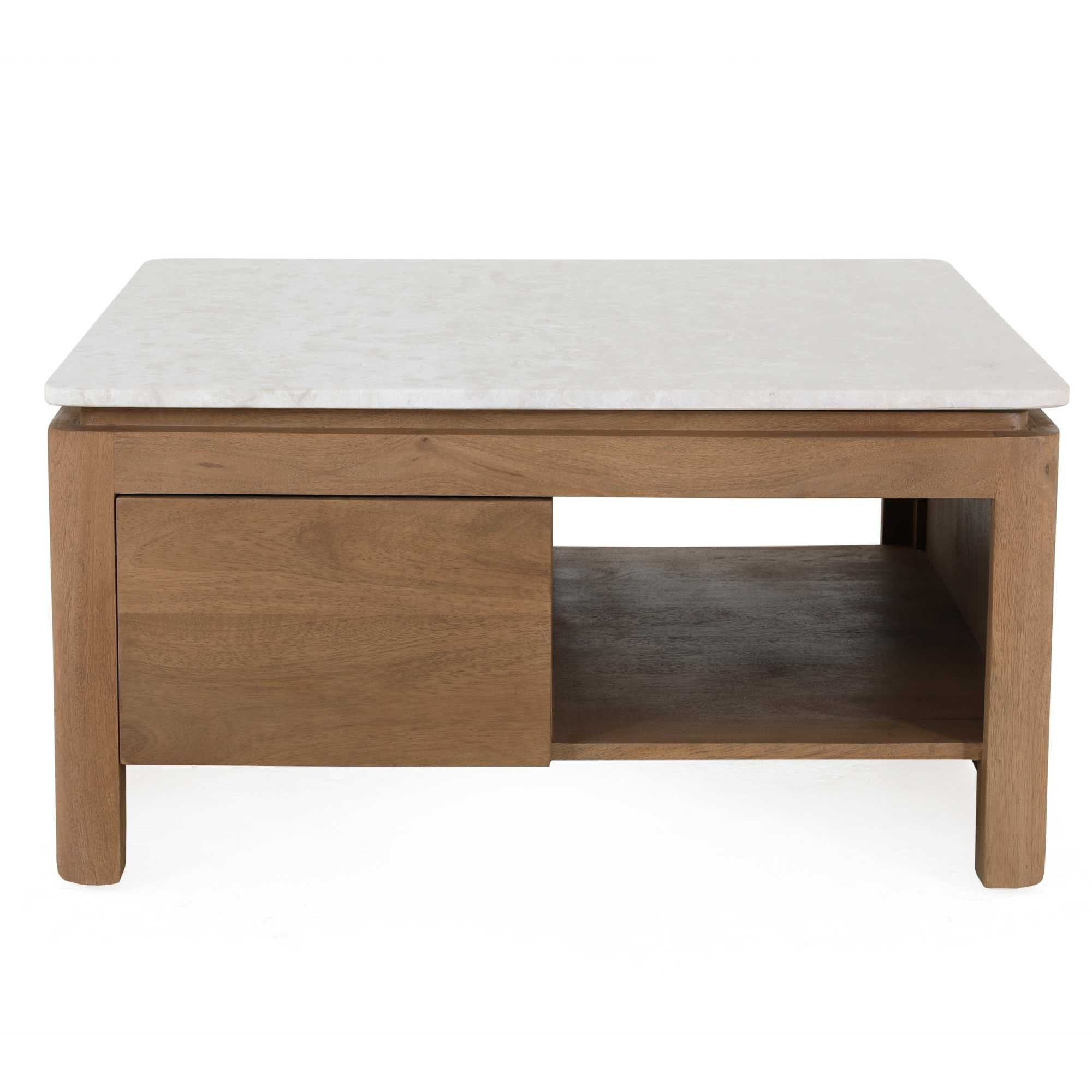 Bovenblad Salontafel Dallas Beige Marmer - foto 2