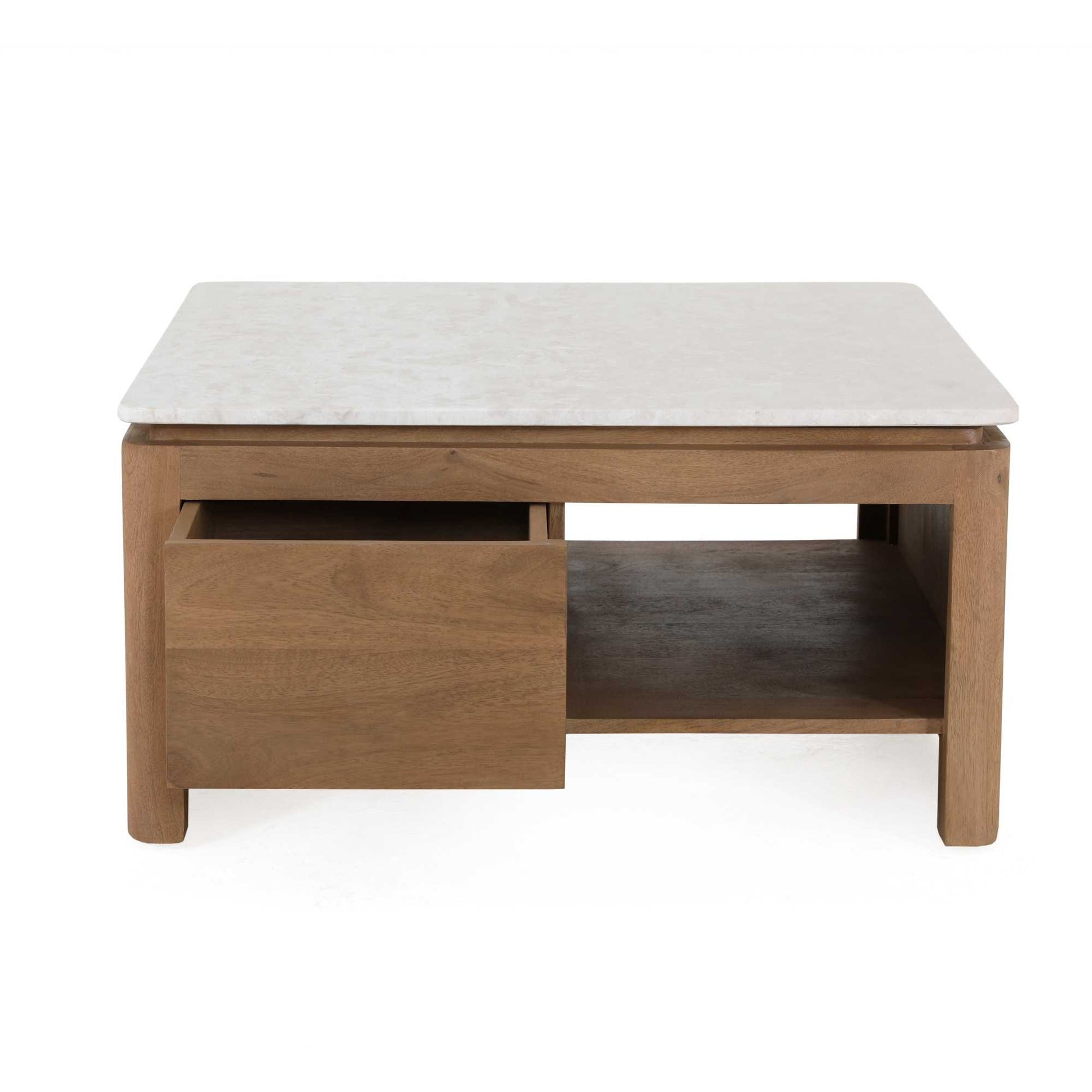 Vierkante Salontafel Dallas Naturel Mangohout 80 cm - foto 16