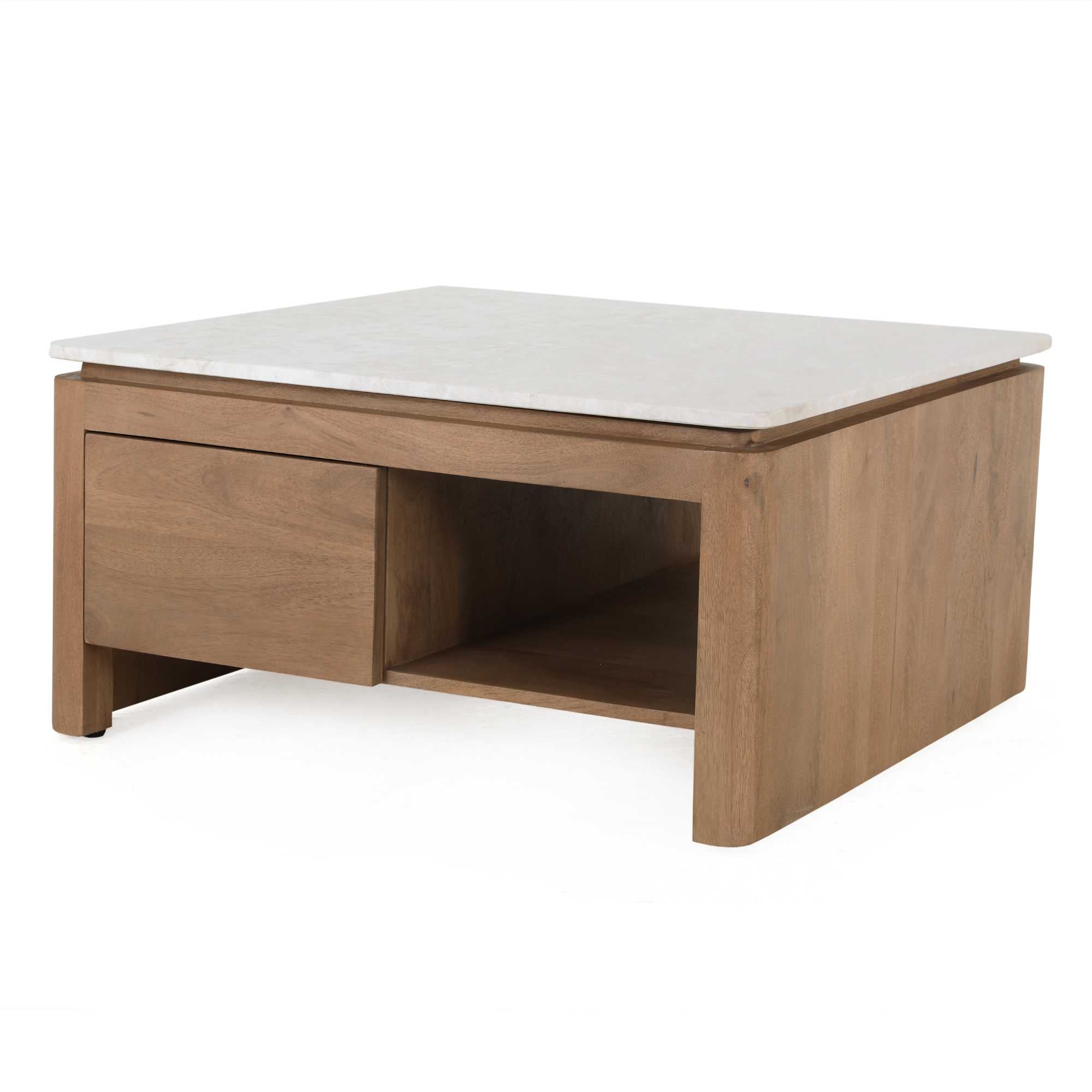 Vierkante Salontafel Dallas Naturel Mangohout 80 cm - foto 17