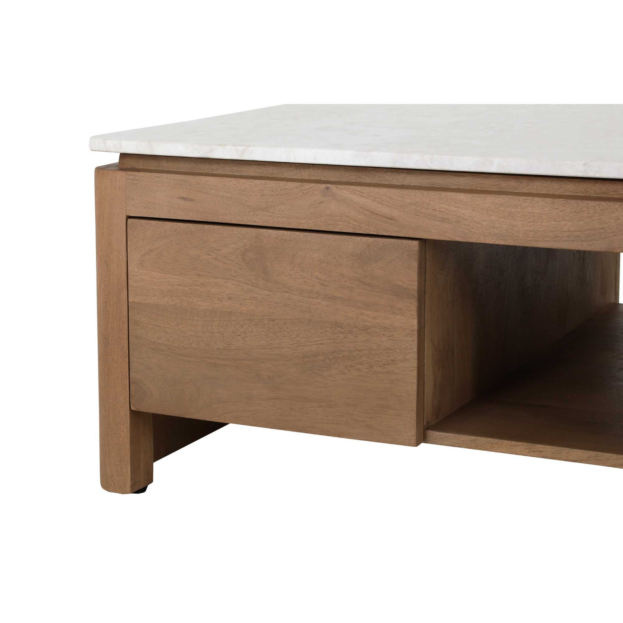 Vierkante Salontafel Dallas Naturel Mangohout 80 cm - foto 8
