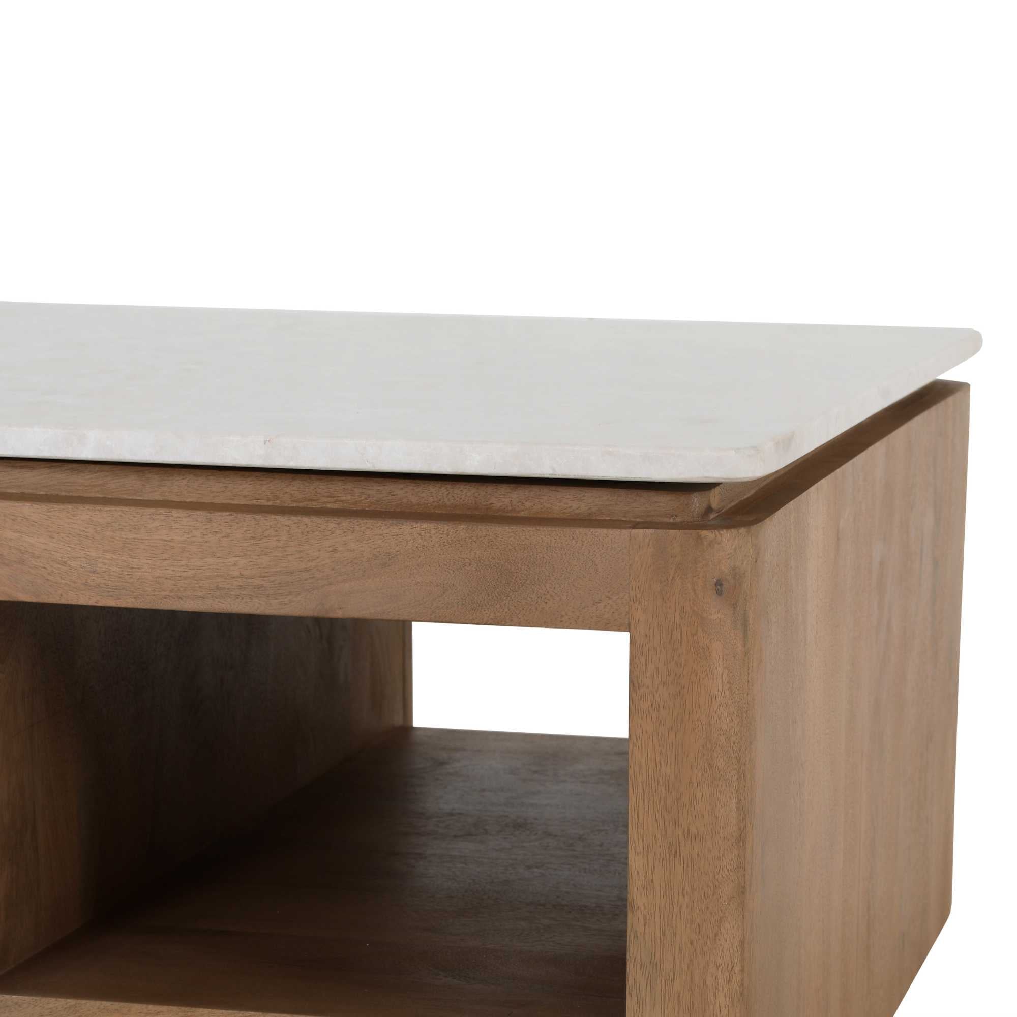Bovenblad Salontafel Dallas Beige Marmer - foto 5