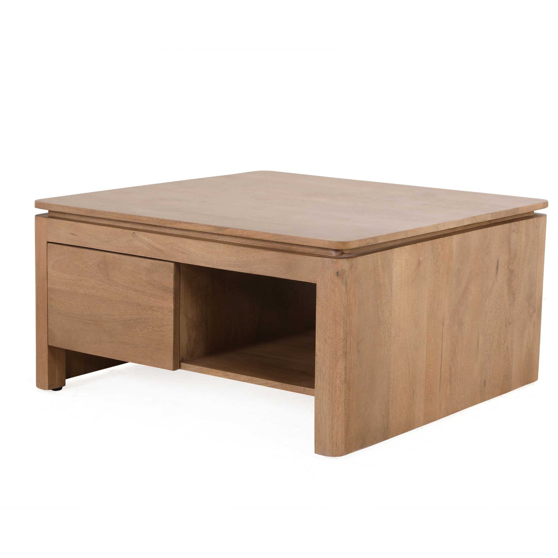 Vierkante Salontafel Dallas Naturel Mangohout 80 cm - foto 2