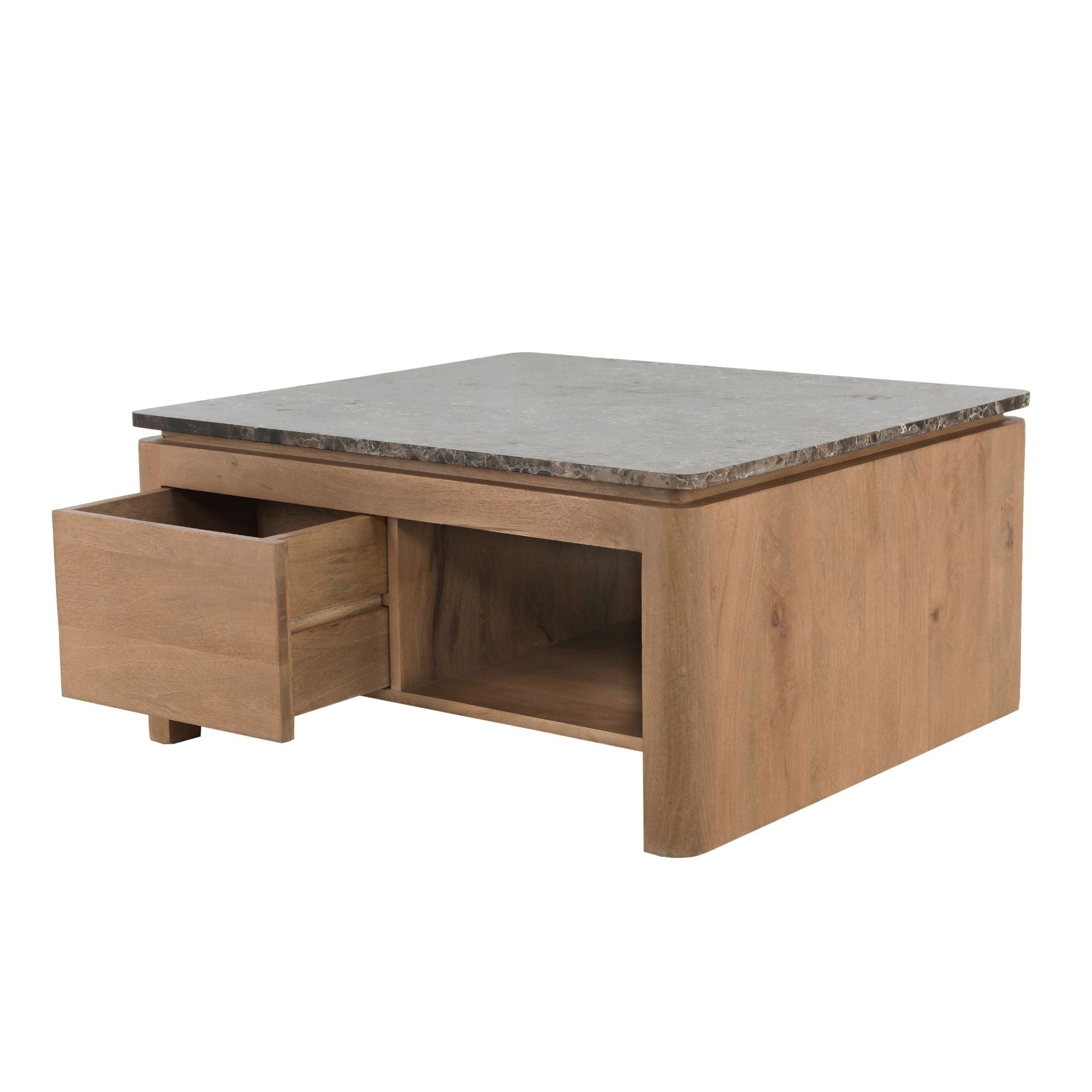 Bovenblad Salontafel Dallas Bruin Marmer - foto 4