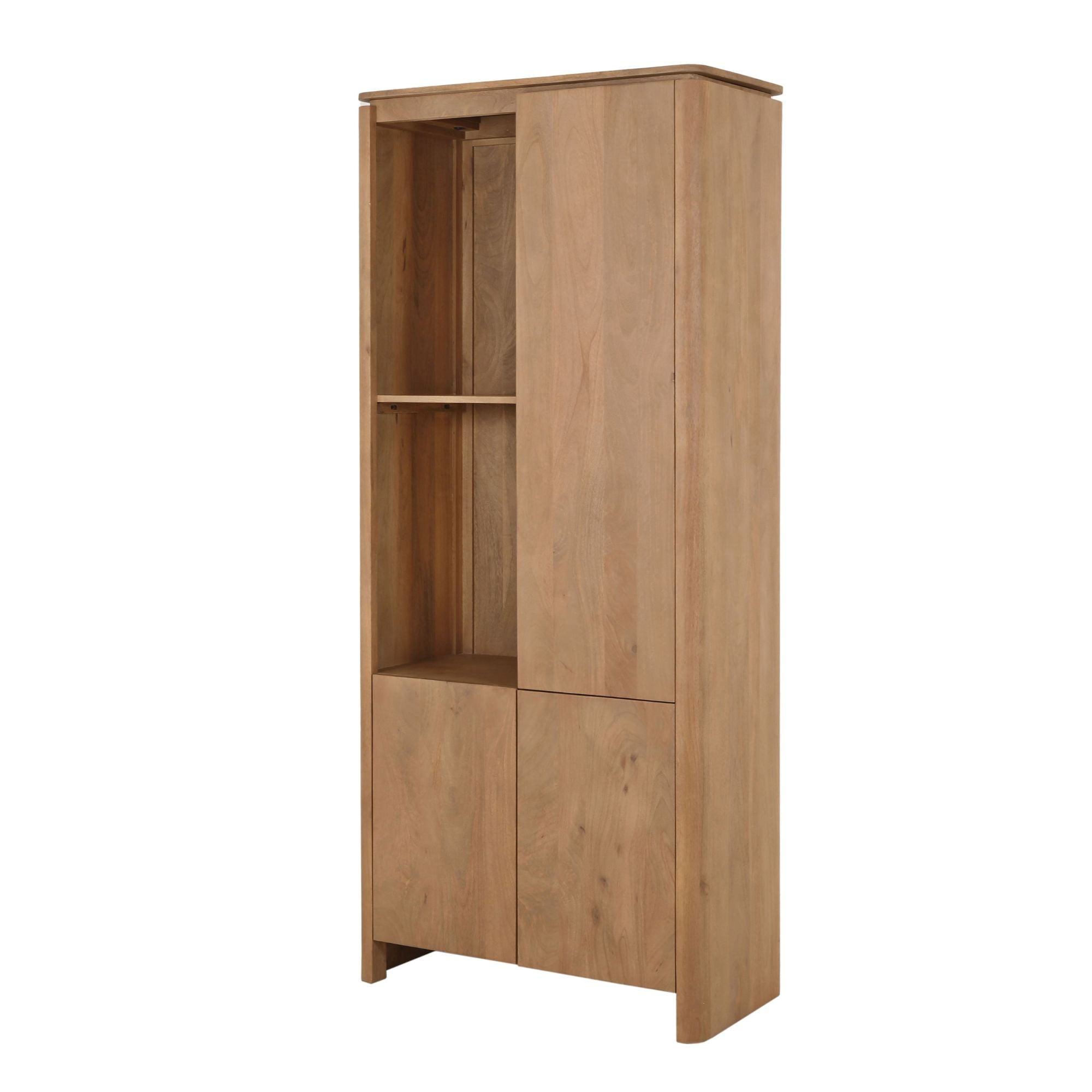 Vakkenkast Links Dallas Naturel Mangohout 90 cm - detailfoto 1