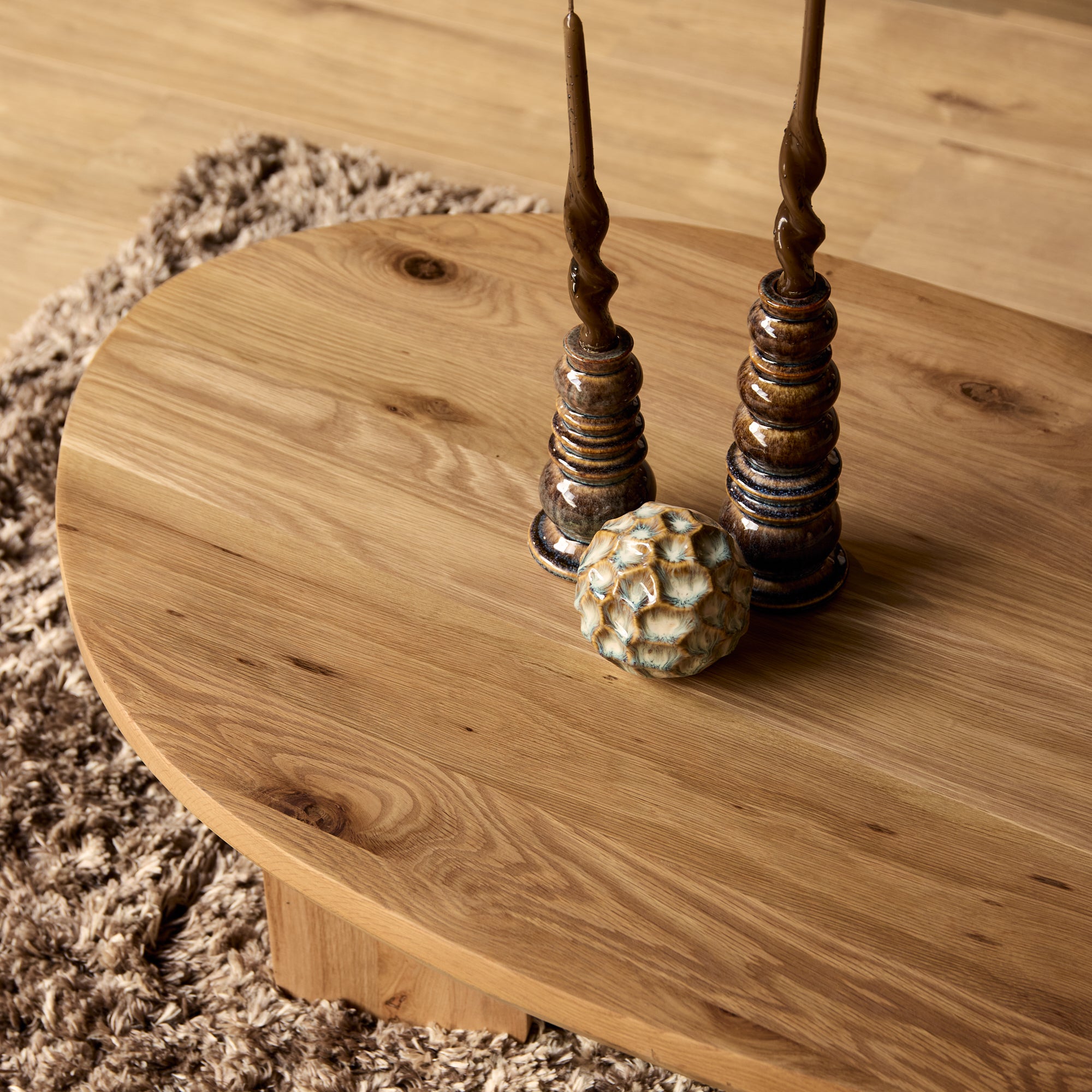 Salontafel Zillah | 130 cm | Naturel Eiken