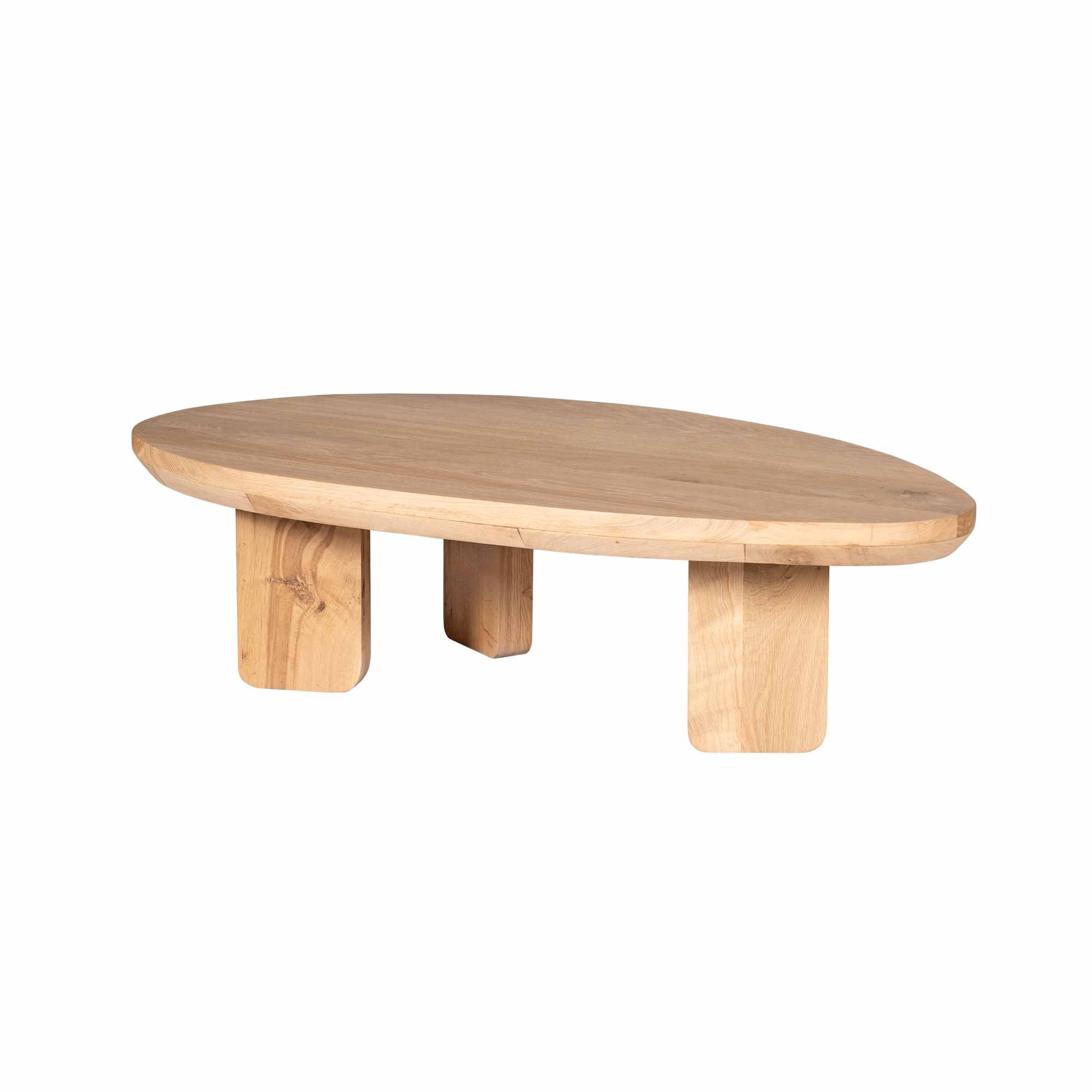 Salontafel Zillah | 130 cm | Naturel Eiken