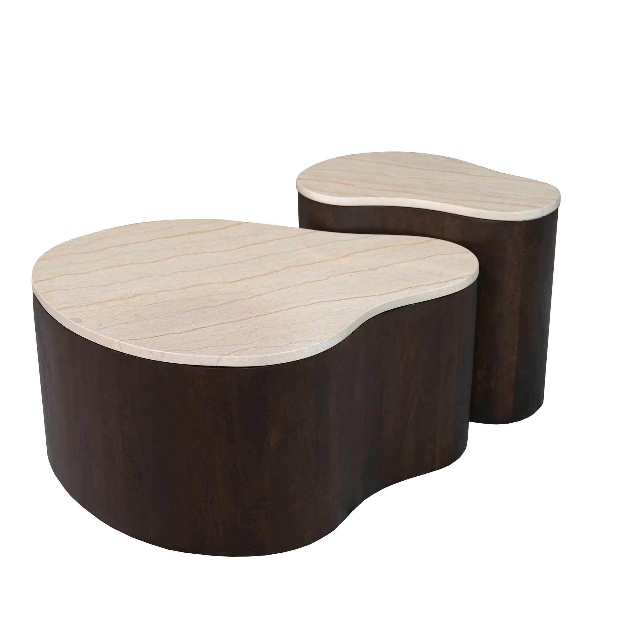 Salontafel Lovi Bruin 77 cm