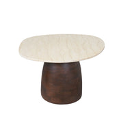 Organische salontafel Liv 80 cm mangohout