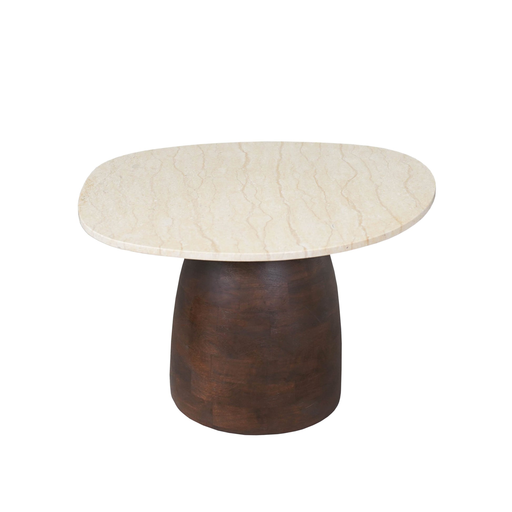 Organische salontafel Liv 80 cm mangohout