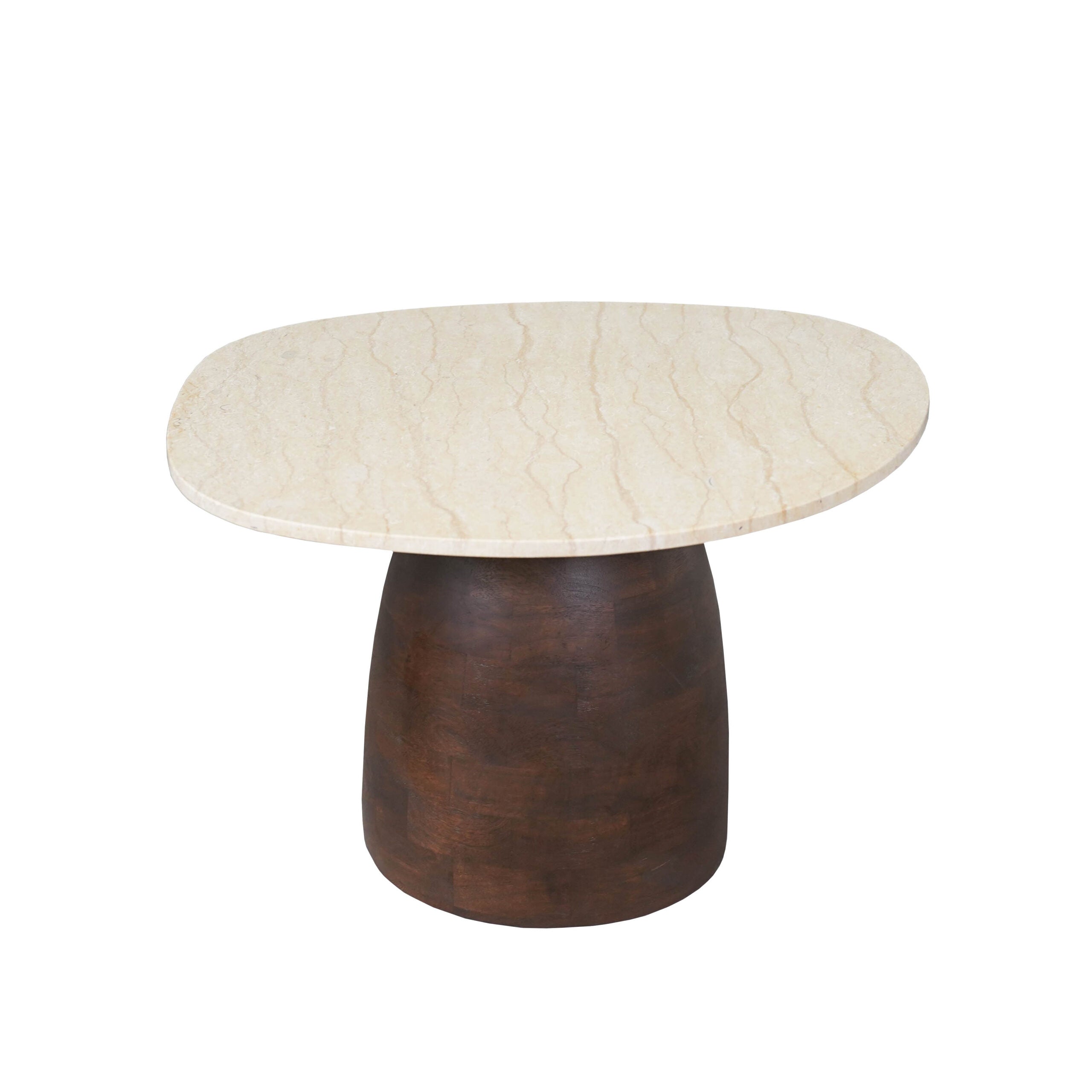 Organische salontafel Liv 80 cm mangohout