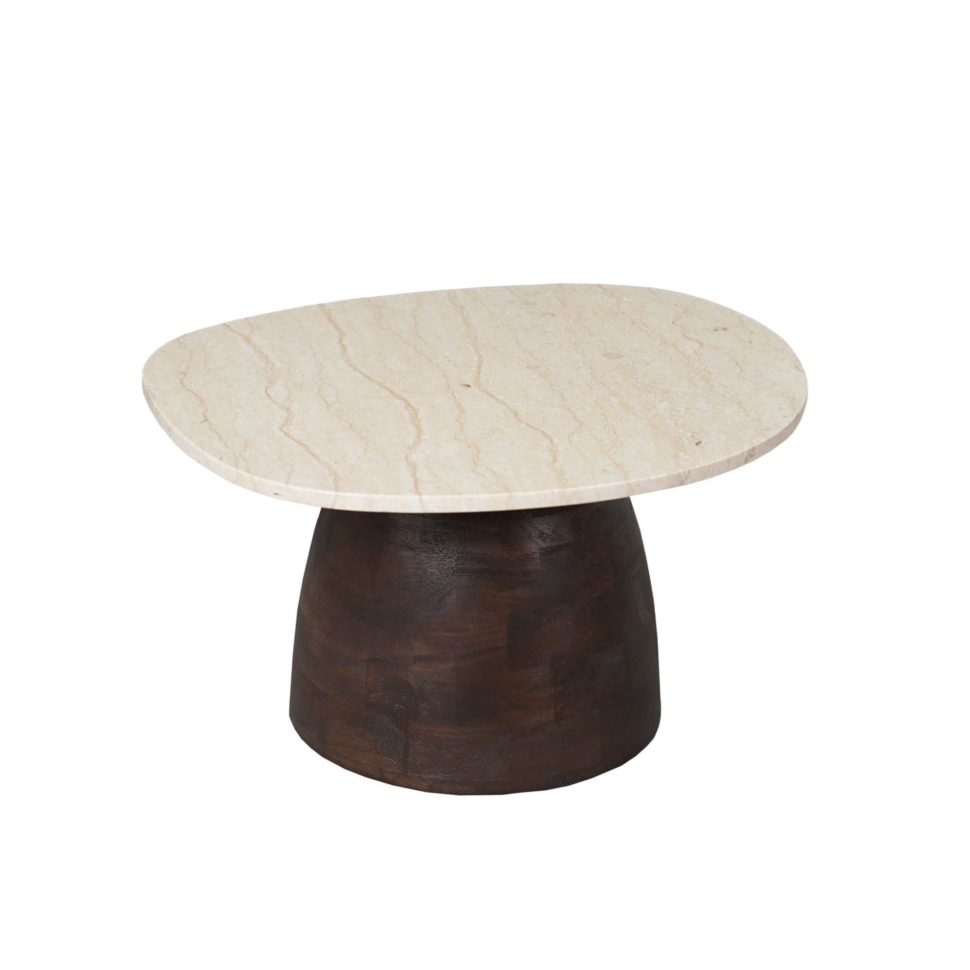 Organische salontafel Liv 70 cm mangohout