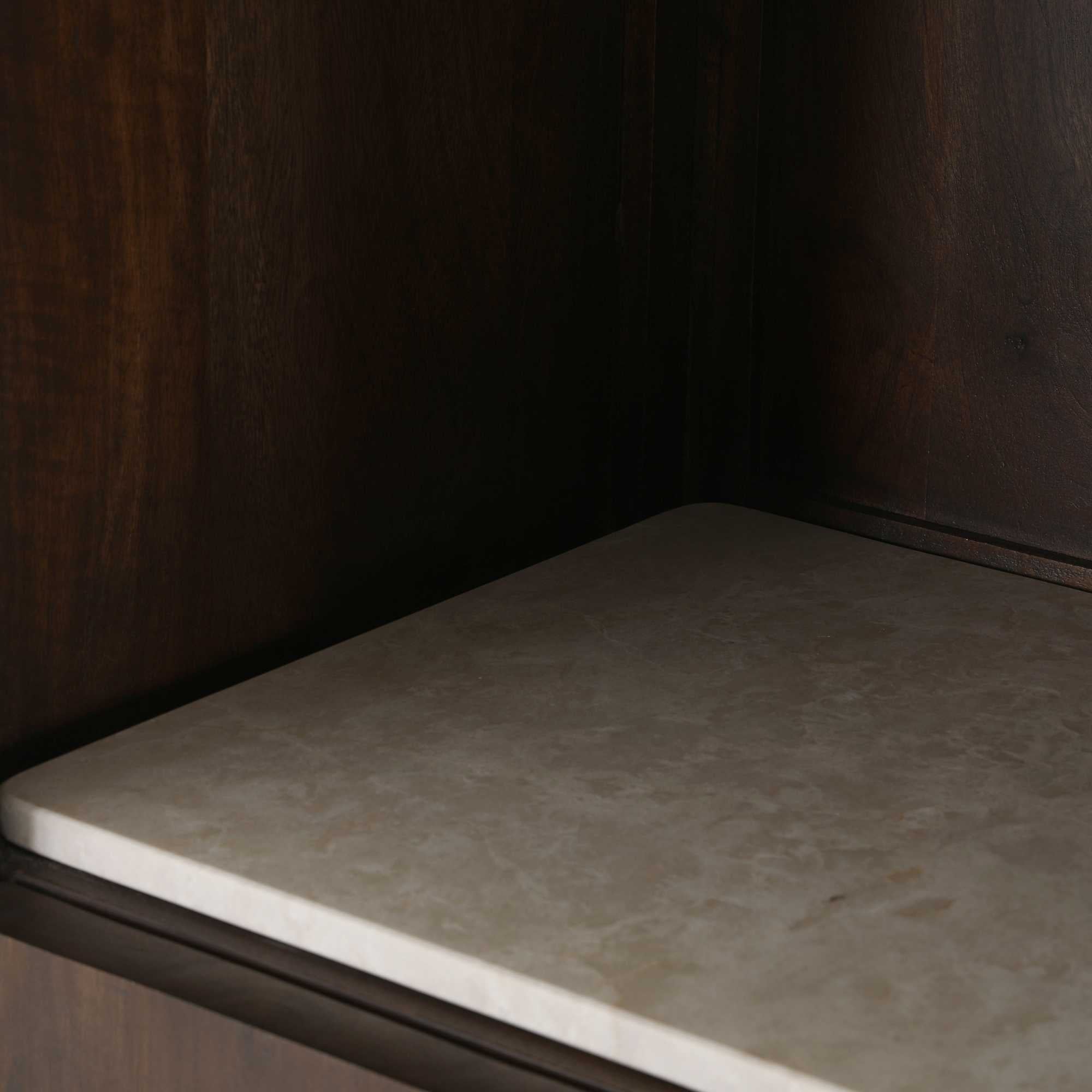 Inglegplank Boekenkast Dallas Beige Marmer Set van 2 - foto 10