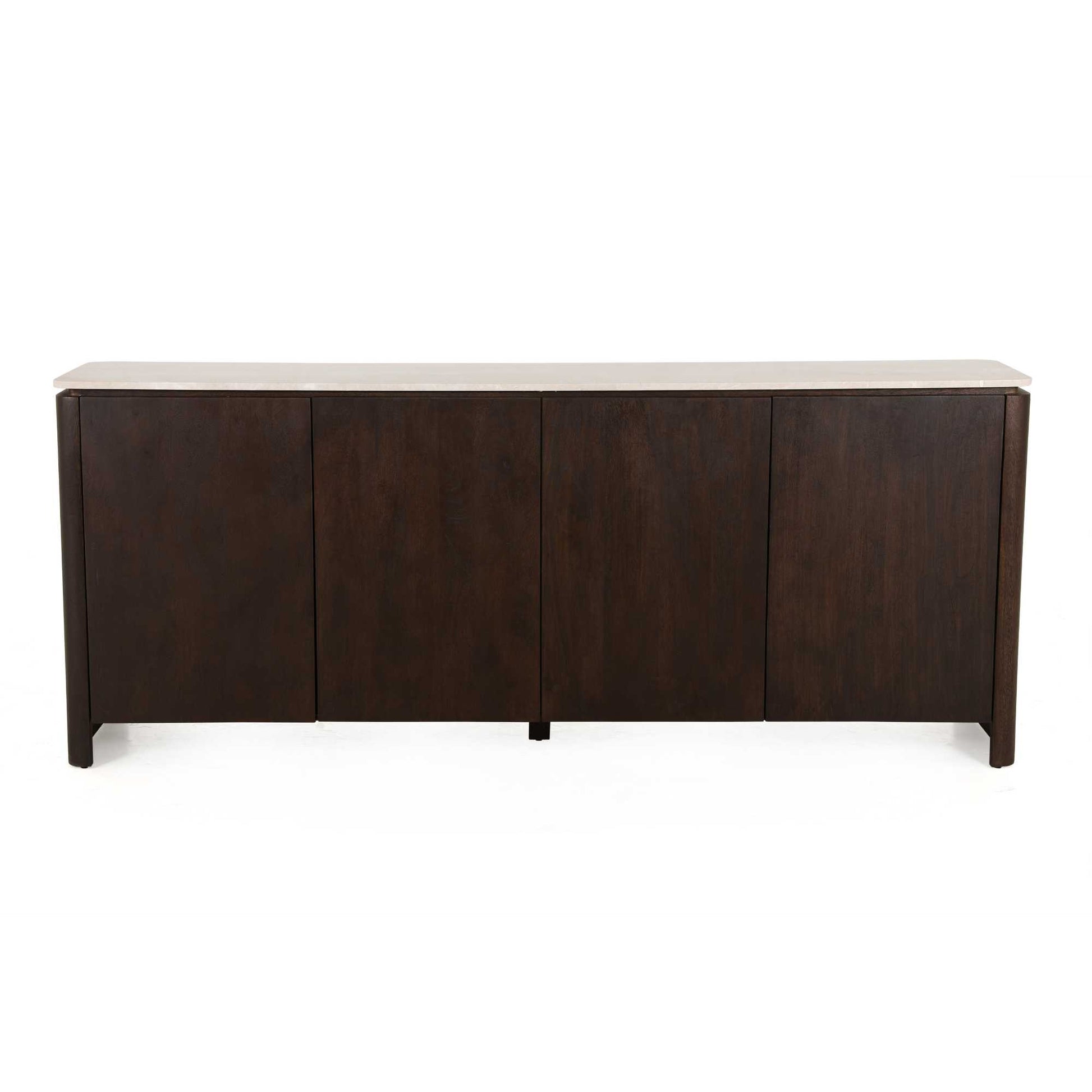 Bovenblad Tv meubel Dallas Beige  Marmer 210 cm - foto 2