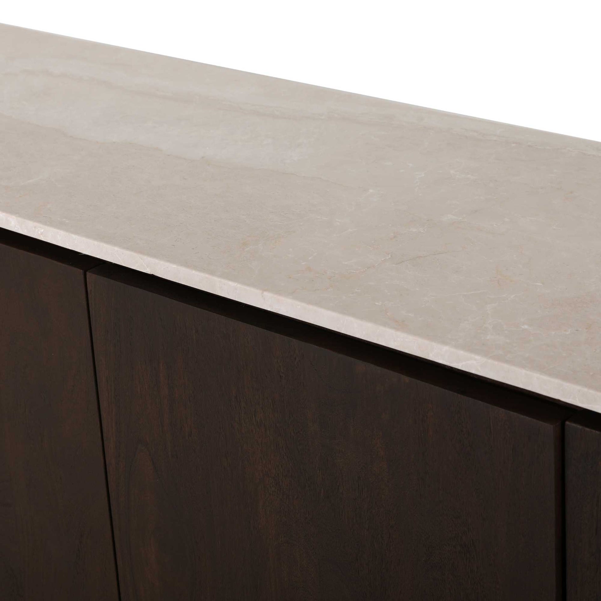 Bovenblad Tv meubel Dallas Beige  Marmer 210 cm - foto 5