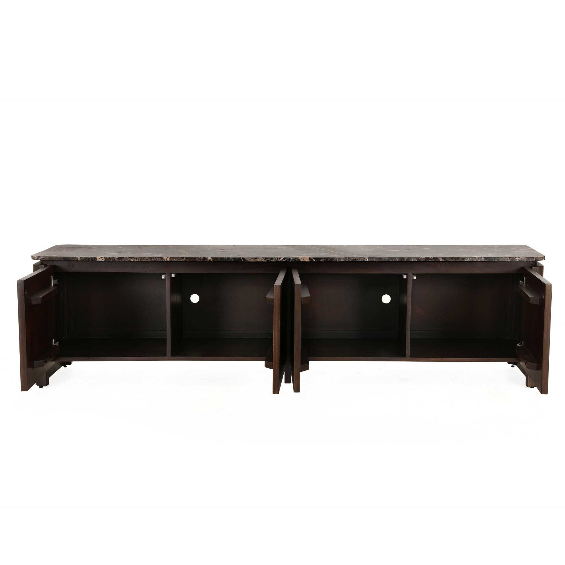 Tv meubel Dallas Bruin Mangohout 210 cm - foto 10