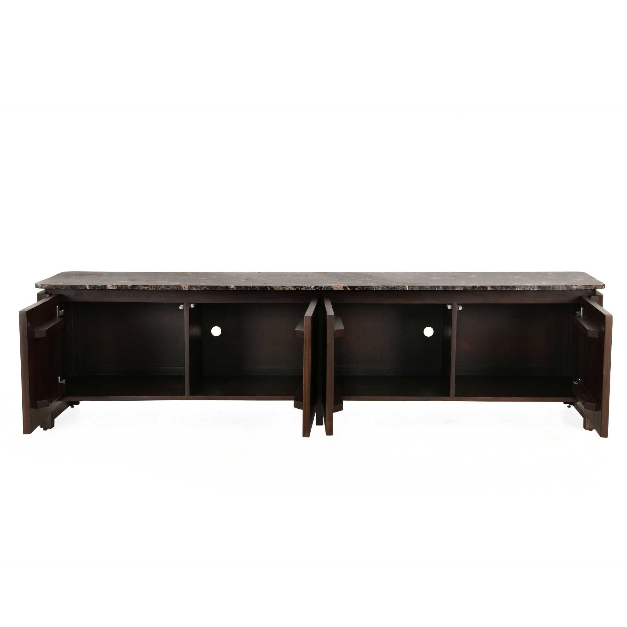 Tv meubel Dallas Bruin Mangohout 210 cm - foto 10
